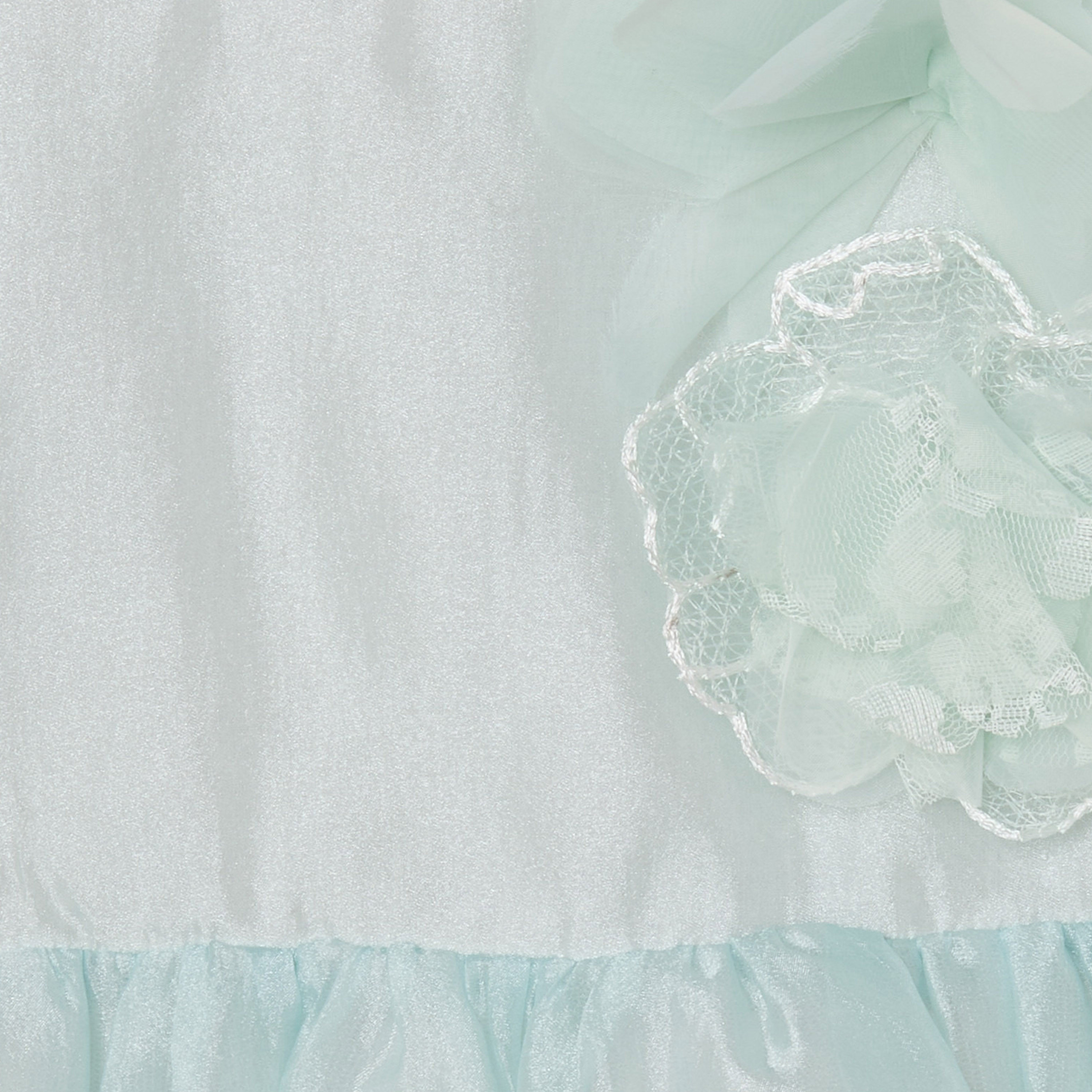 طقم بنطلون بتزيينات زهرية وبلوزة بيبلوم دون أكمام بياقة مستديرة من إليجو-girls-clothing-setsandcoords-image-2