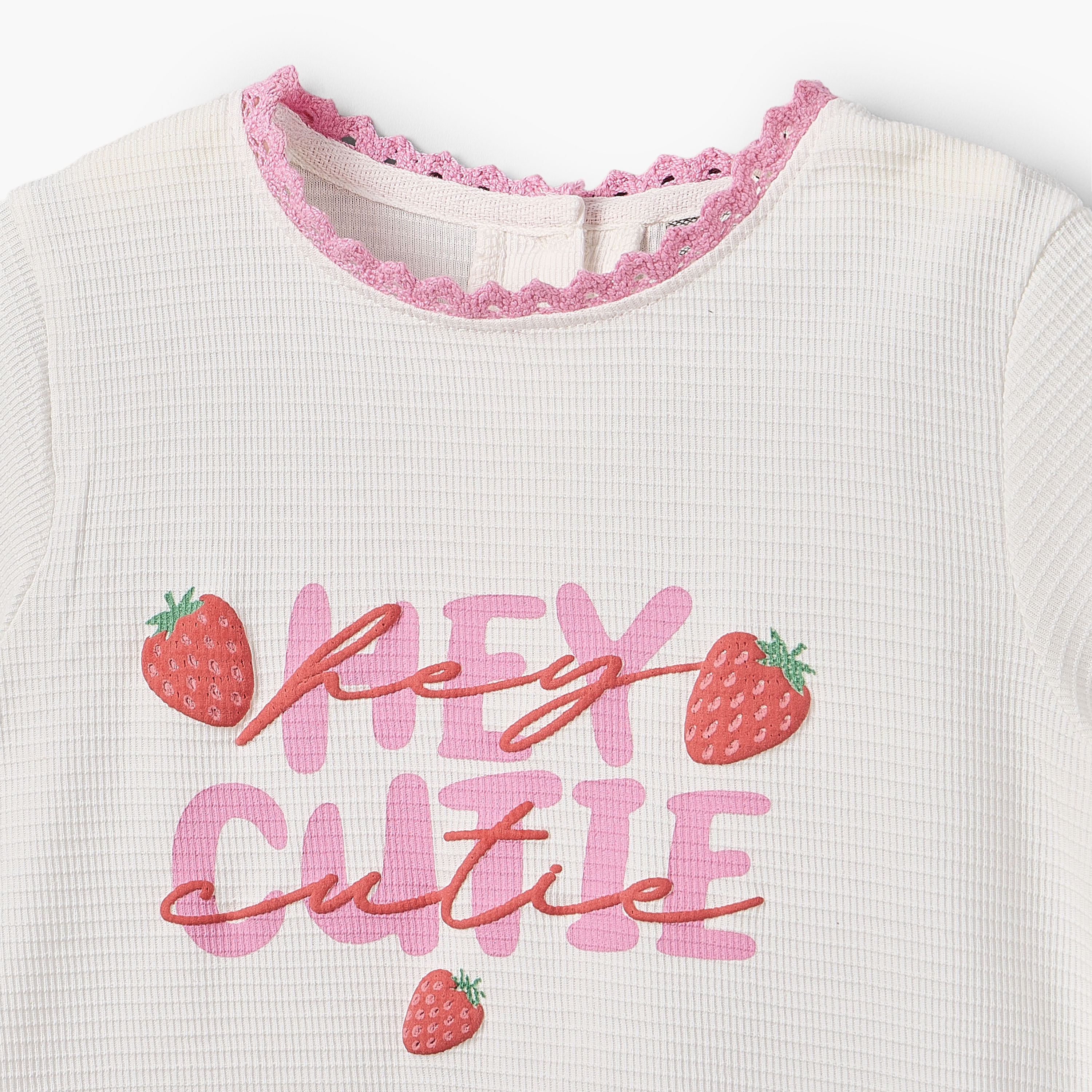 Lee Cooper Crew Neck Short Sleeves T-shirt with Sequinned Crossbody Bag-girls-clothing-tshirts-image-4