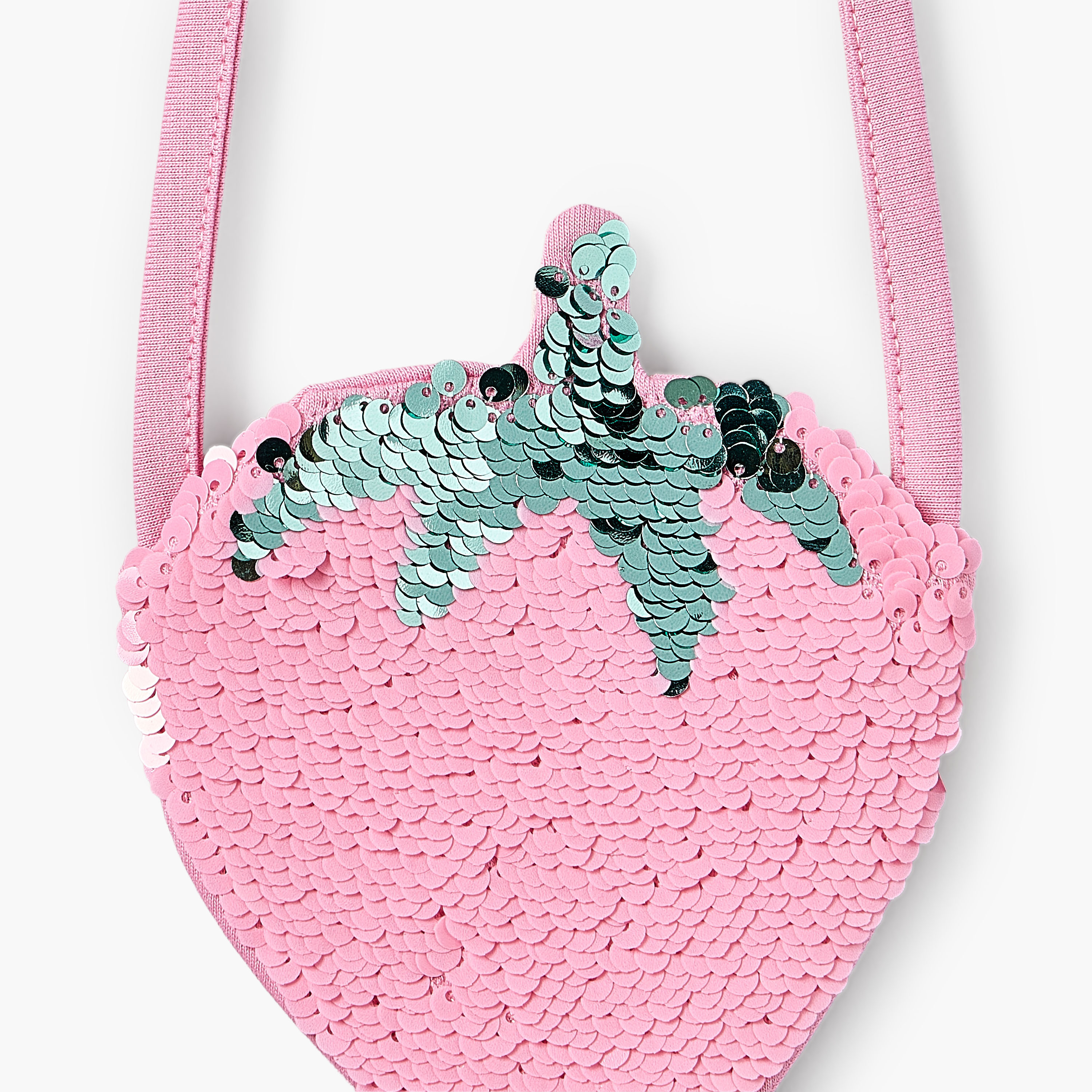 Lee Cooper Crew Neck Short Sleeves T-shirt with Sequinned Crossbody Bag-girls-clothing-tshirts-image-6