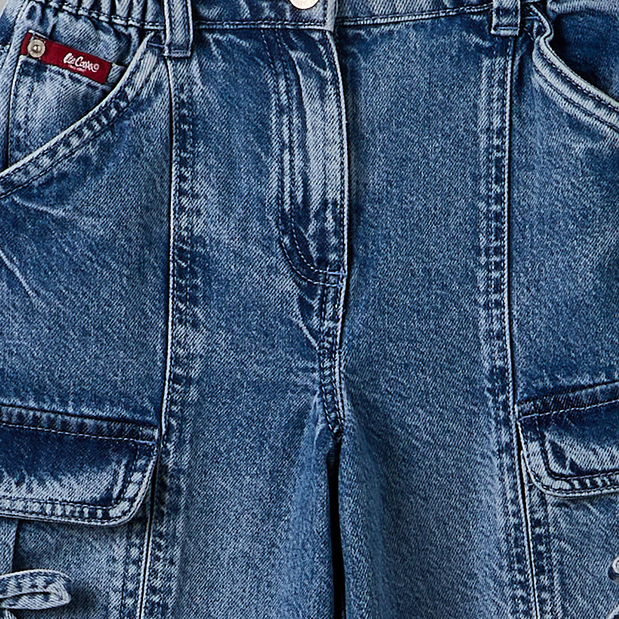 Lee Cooper Trousers with Pockets- Buttoned Waist-baby-girls-clothing-bottoms-trousers-image-4