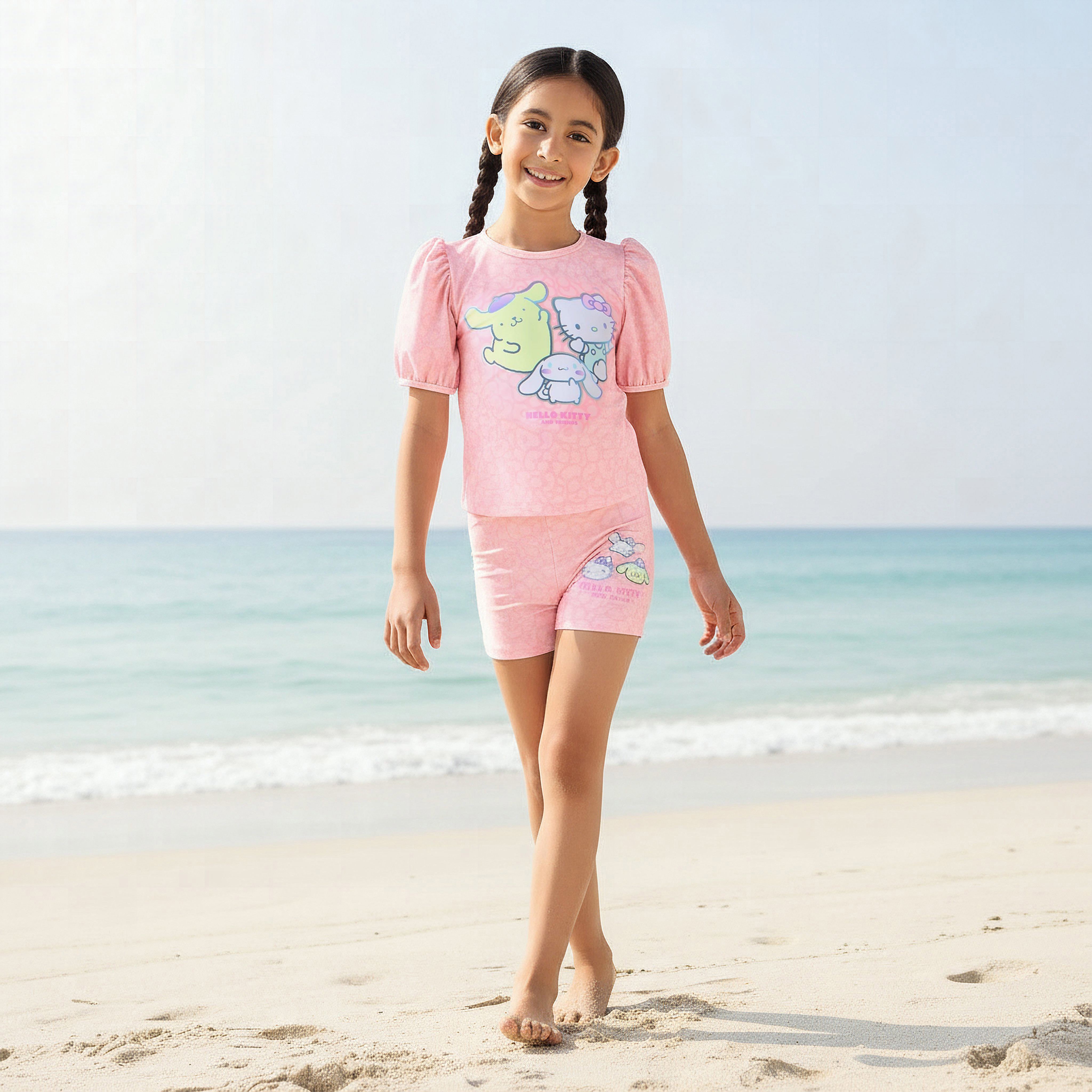 Sanrio Girls Hello Kitty and Friends Swimsuit-baby-girls-clothing-swimwear-image-1