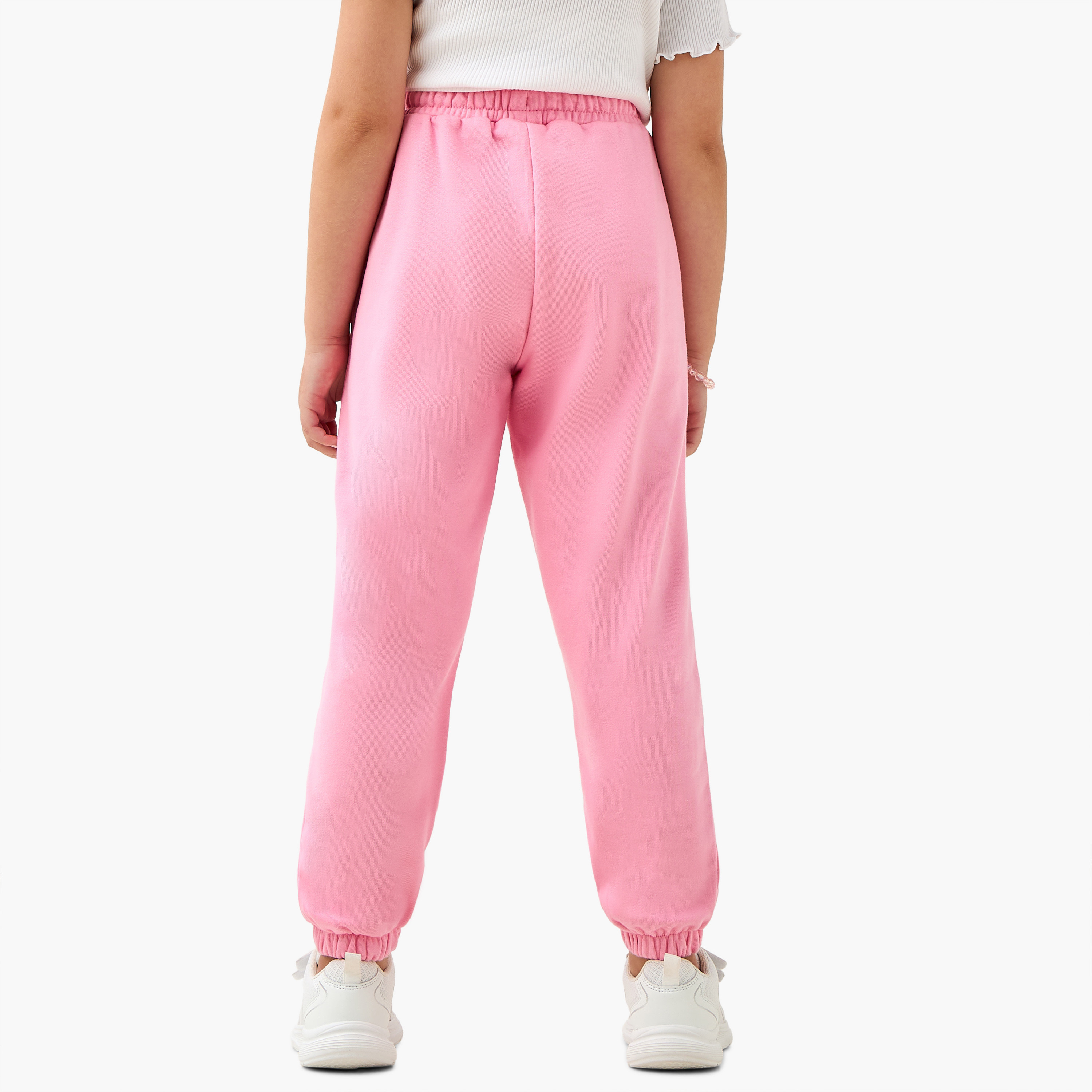 Disney Elasticated Drawstring Waist Joggers with Stitch and Angel Print-girls-clothing-bottoms-joggersandtrackpants-image-4