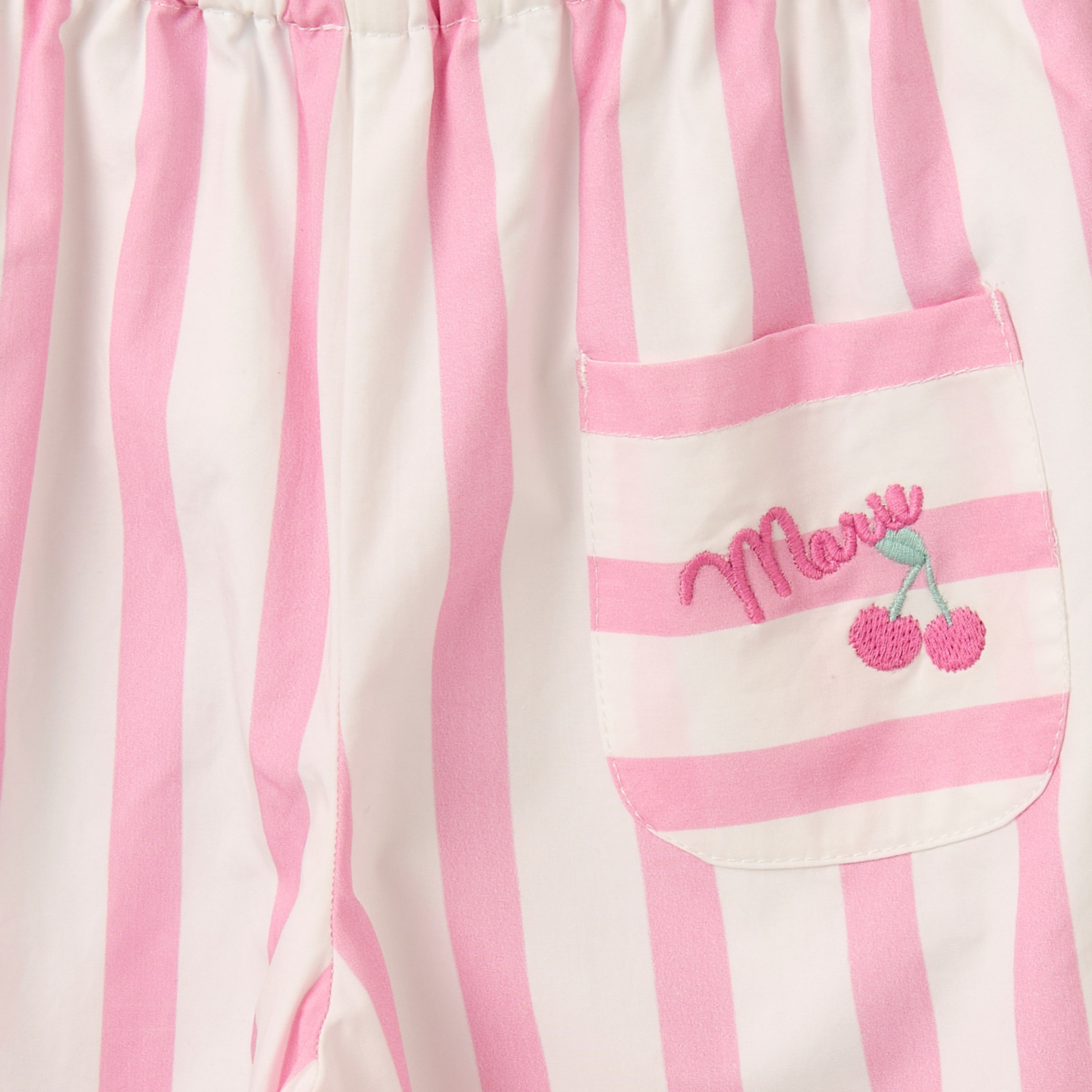 Disney Round Neck Sleevless Peplum Top and Wide Leg Pants Set with Marie Applique-baby-girls-clothing-setsandcoords-image-6