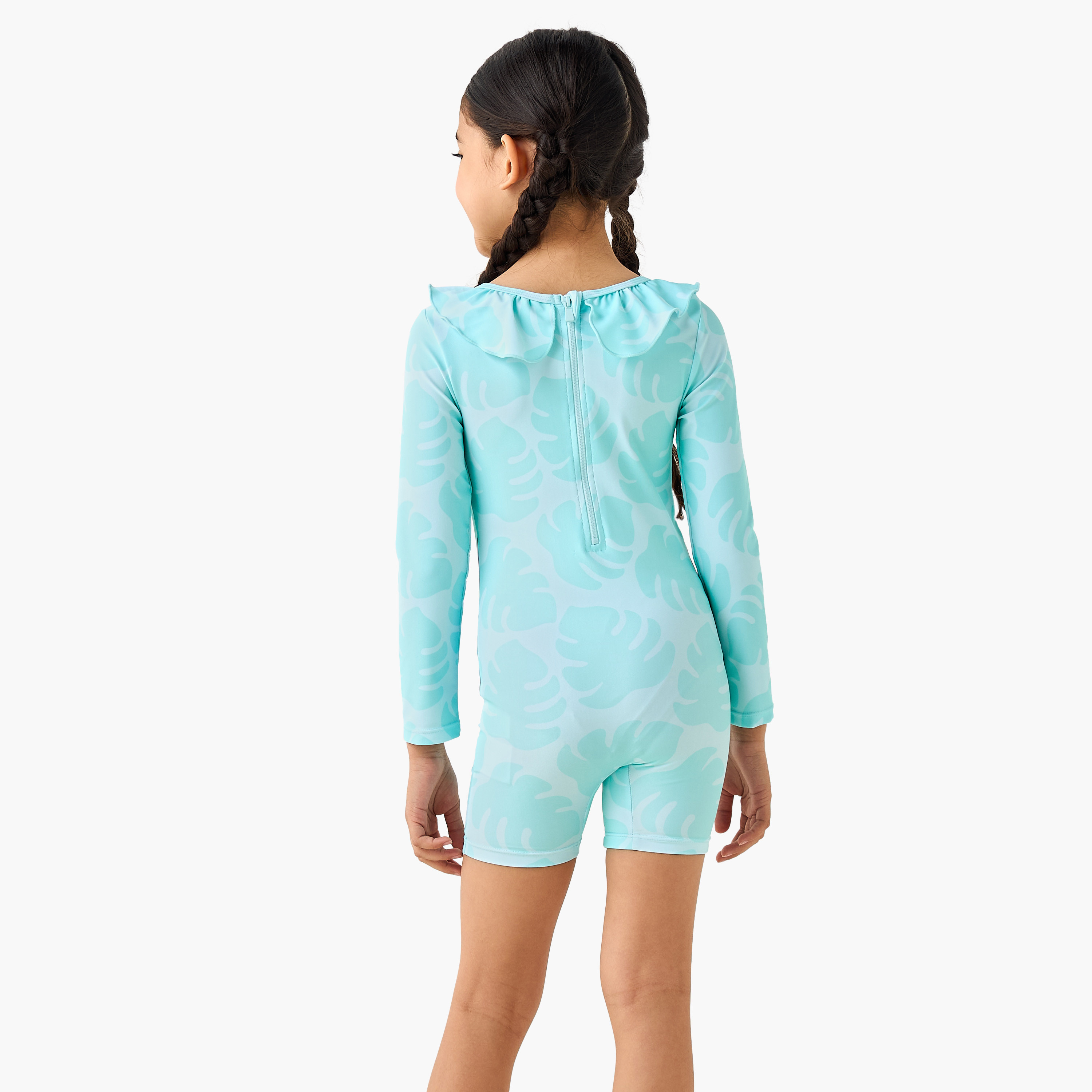 بدلة سباحة بطبعات ستيتش وأنجل للبنات من ديزني-girls-clothing-sportswear-swimwear-image-3