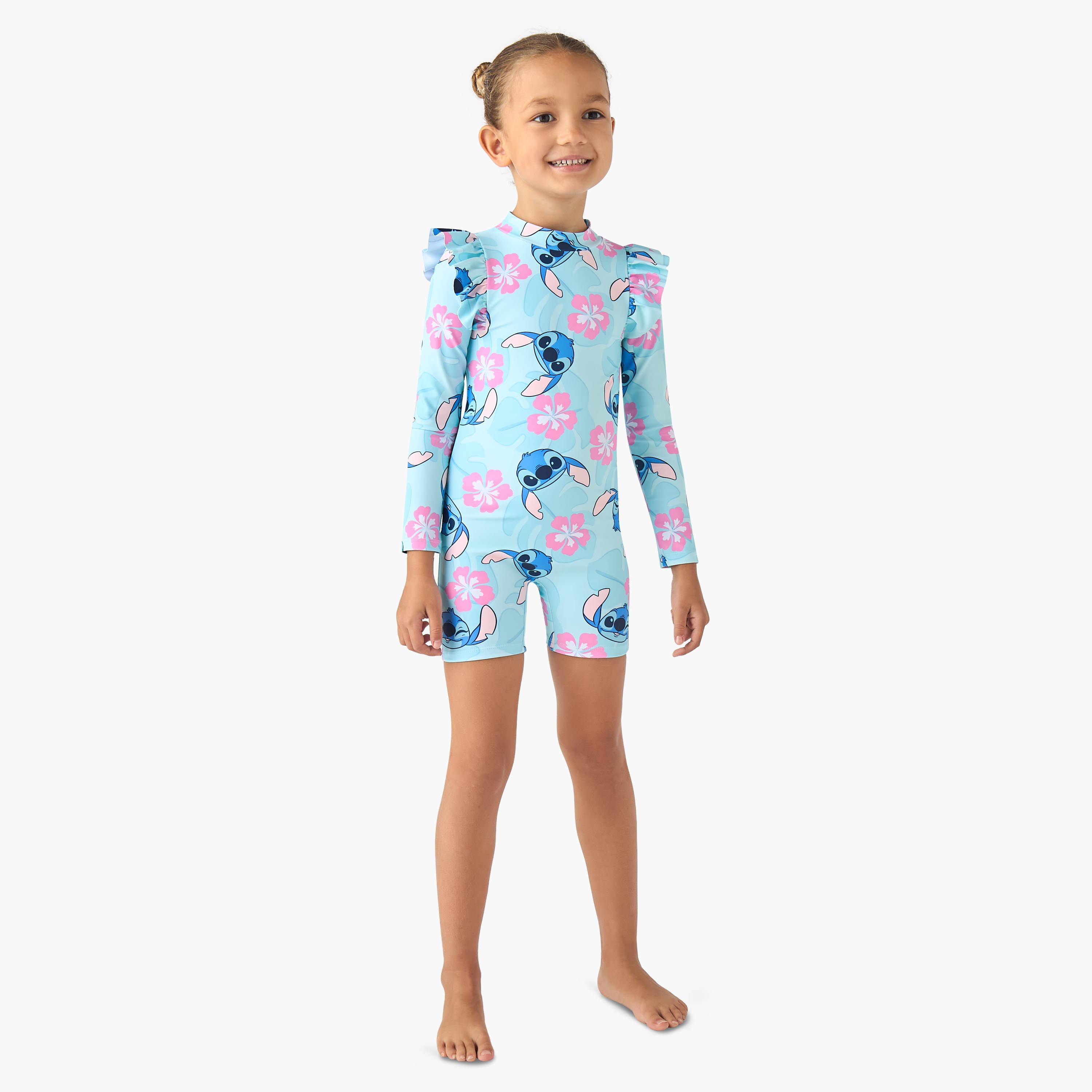 مايوه بطبعات ستيتش للبنات من ديزني-girls-clothing-sportswear-swimwear-image-2