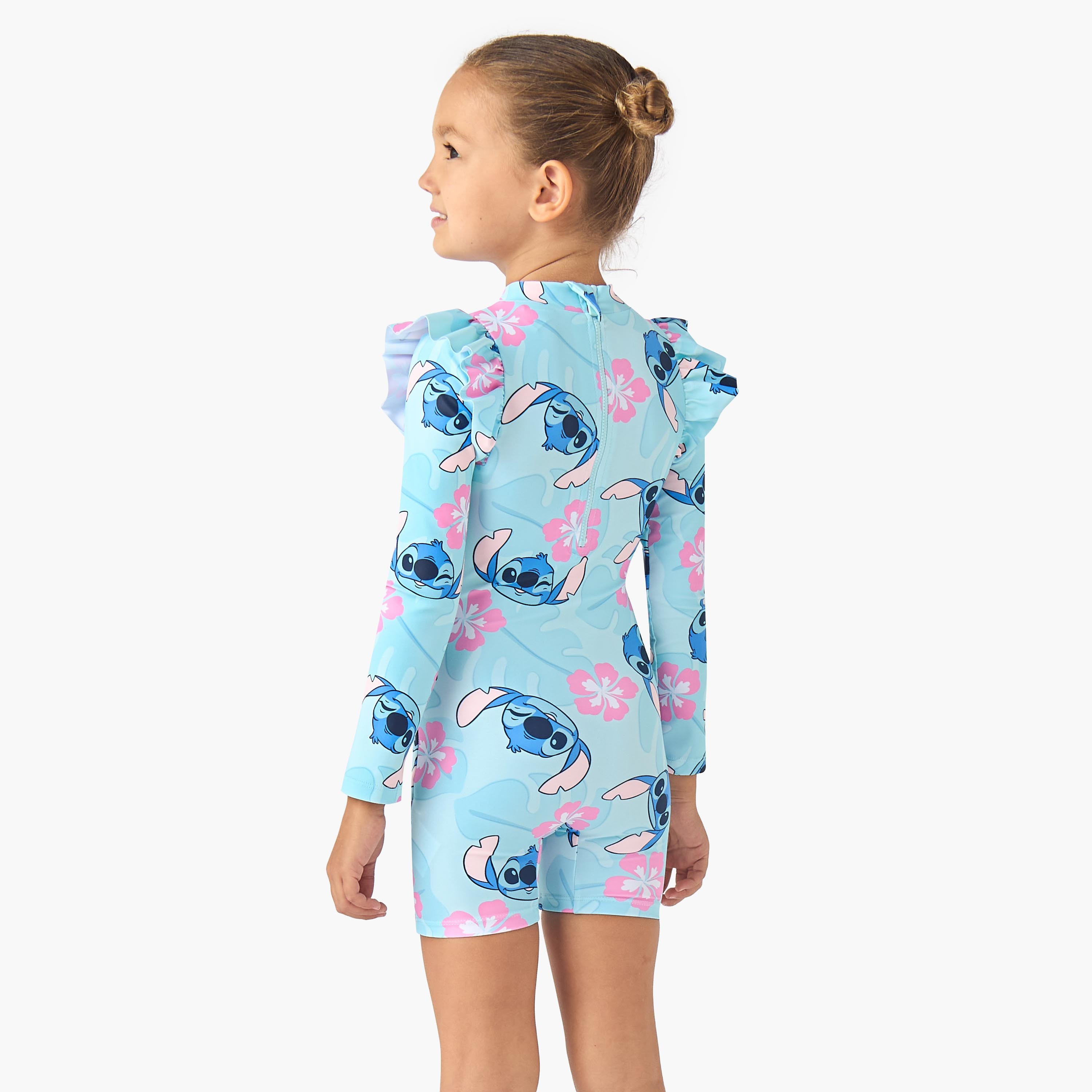مايوه بطبعات ستيتش للبنات من ديزني-girls-clothing-sportswear-swimwear-image-3