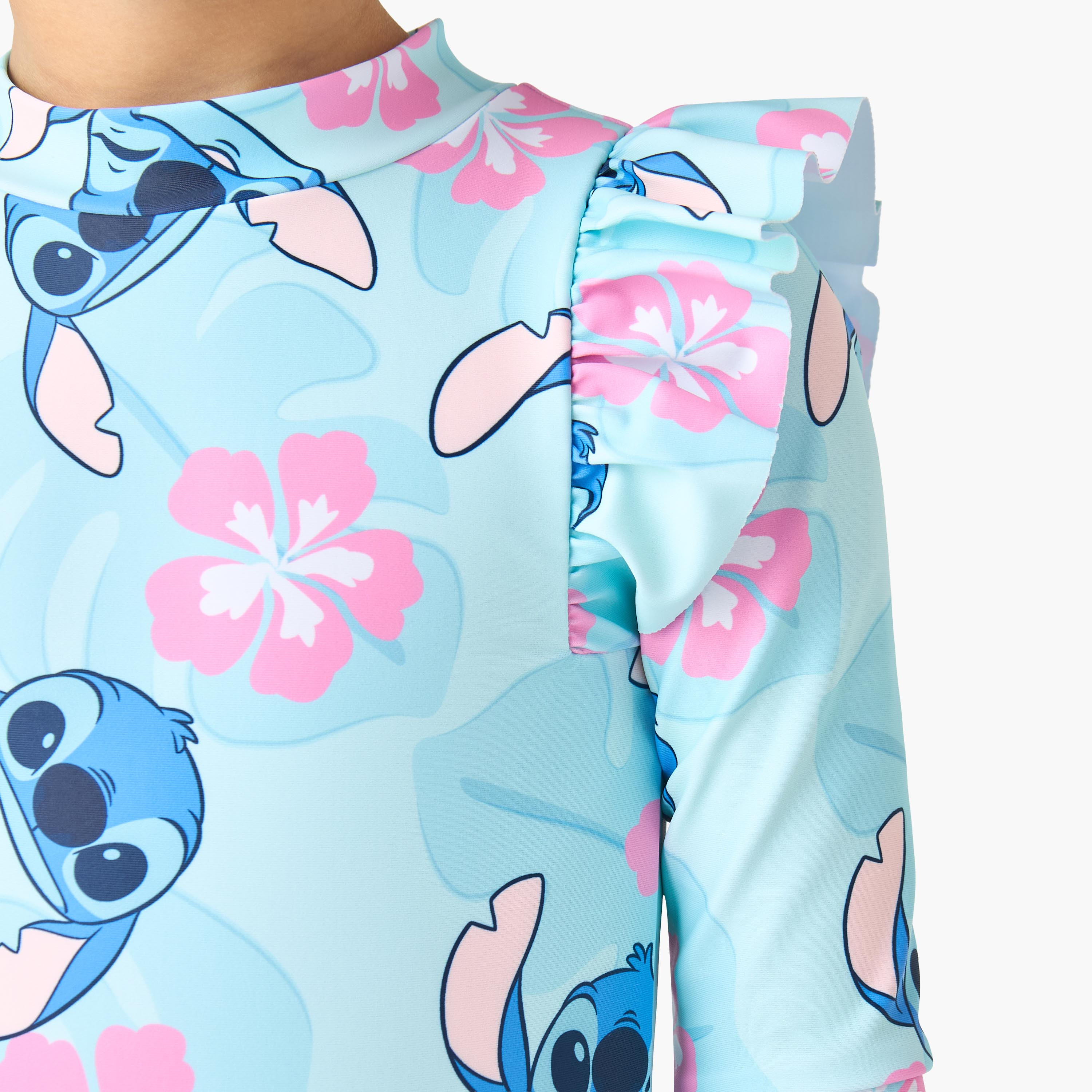 مايوه بطبعات ستيتش للبنات من ديزني-girls-clothing-sportswear-swimwear-image-6