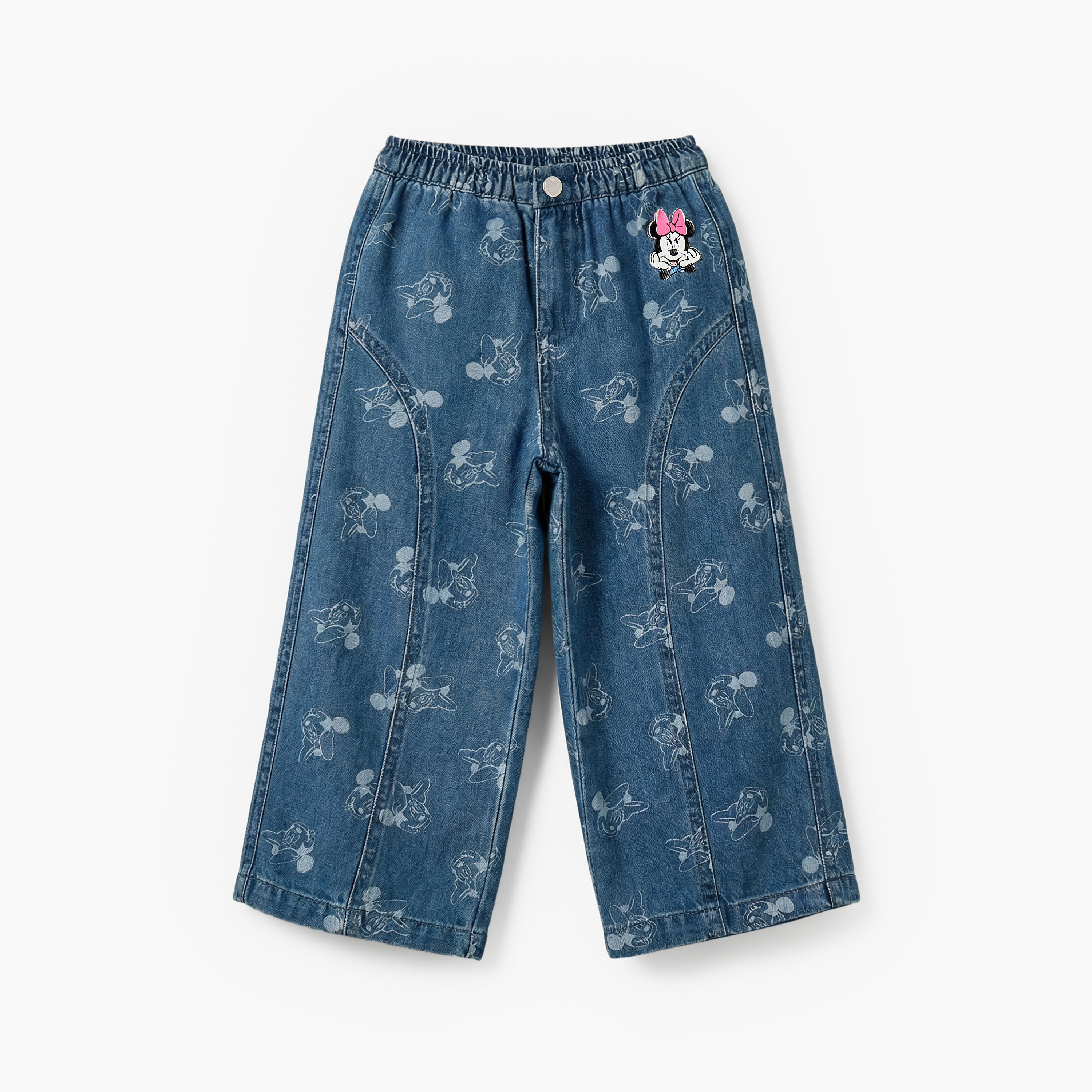Disney Jeans with Minnie Mouse Print-girls-clothing-bottoms-jeansandjeggings-image-1