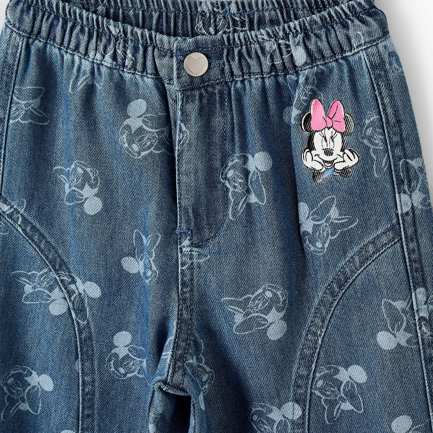 Disney Jeans with Minnie Mouse Print-girls-clothing-bottoms-jeansandjeggings-image-3