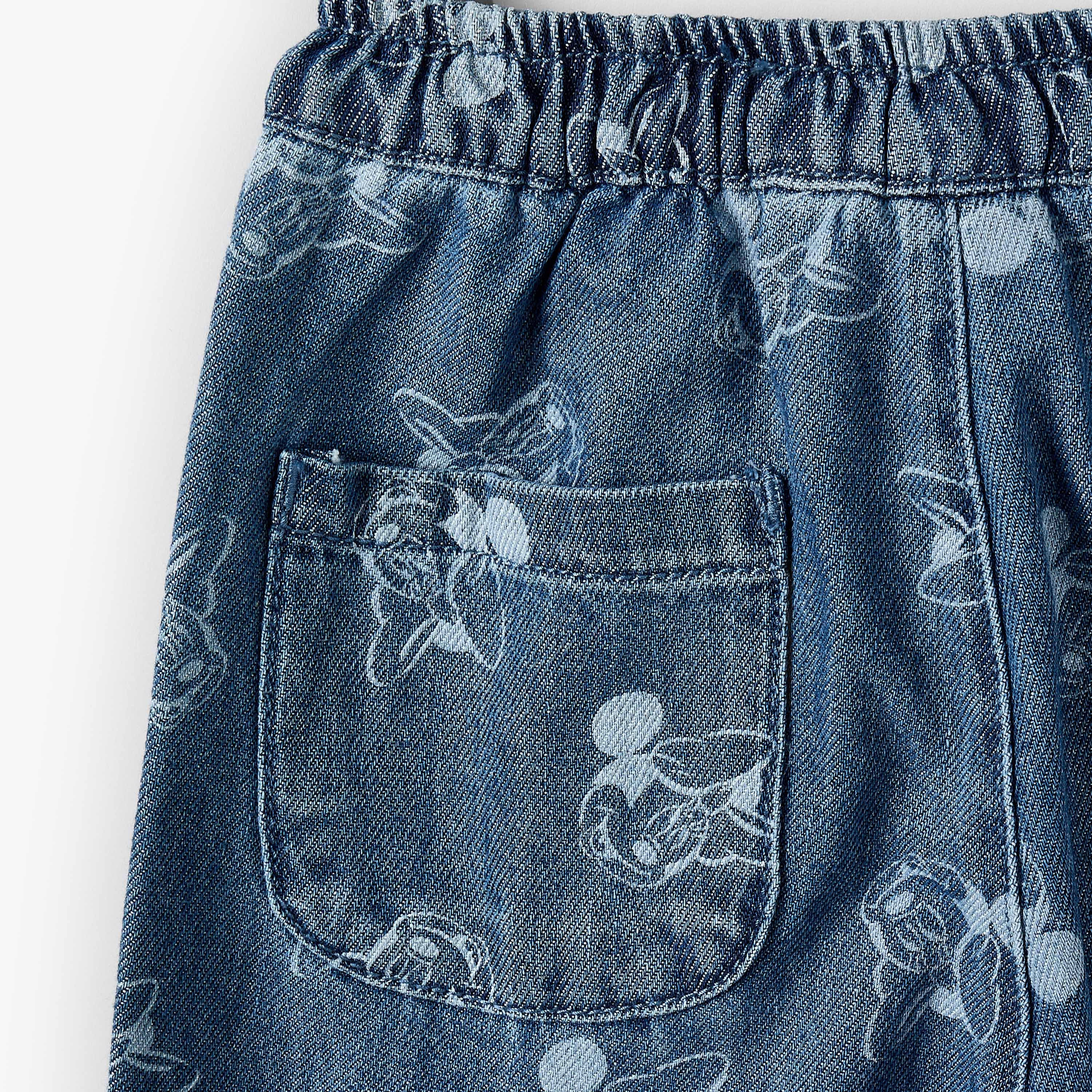 Disney Jeans with Minnie Mouse Print-girls-clothing-bottoms-jeansandjeggings-image-4