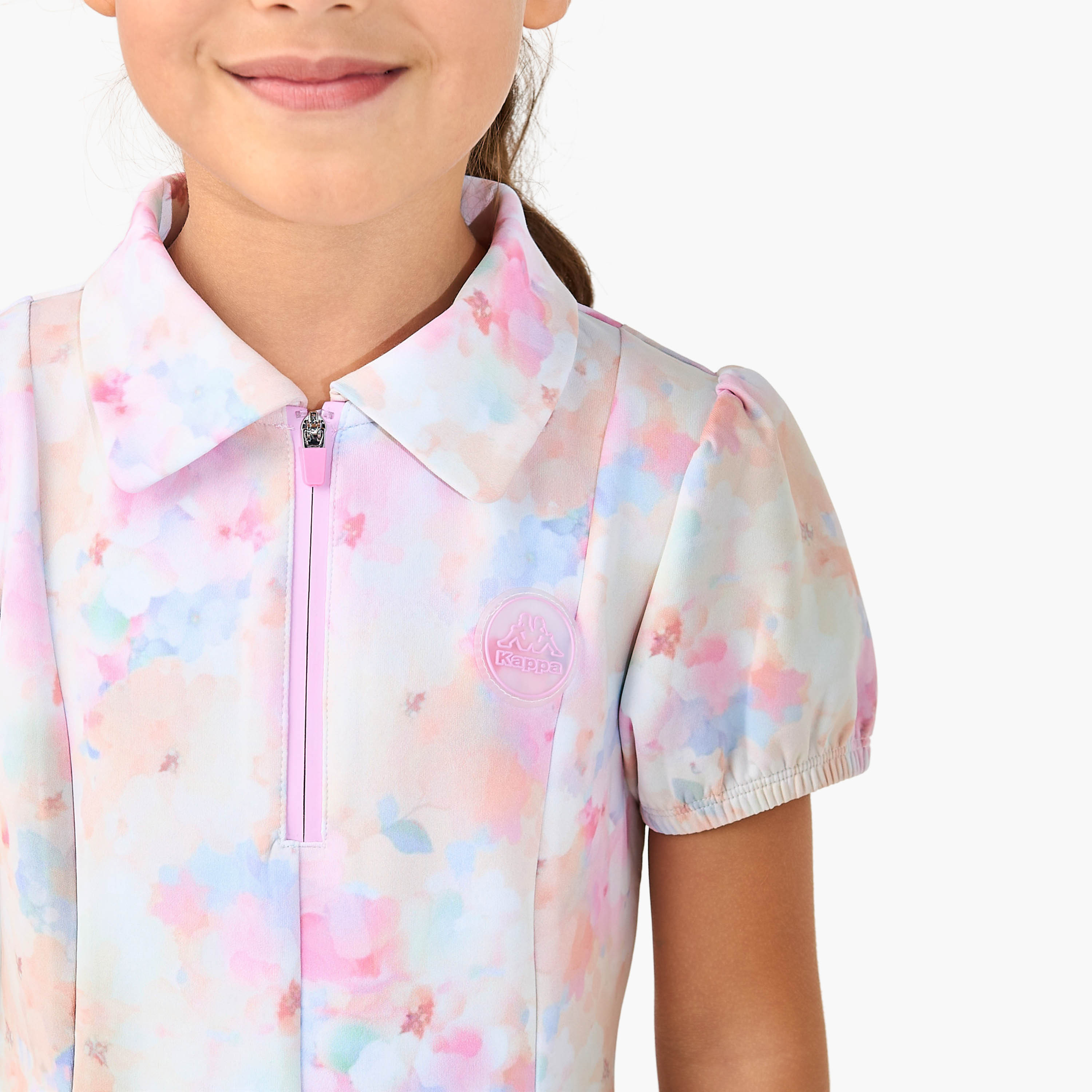 فستان بياقة عادية وأكمام قصيرة وطبعات زهرية من كابا-girls-clothing-dressesandjumpsuits-image-4
