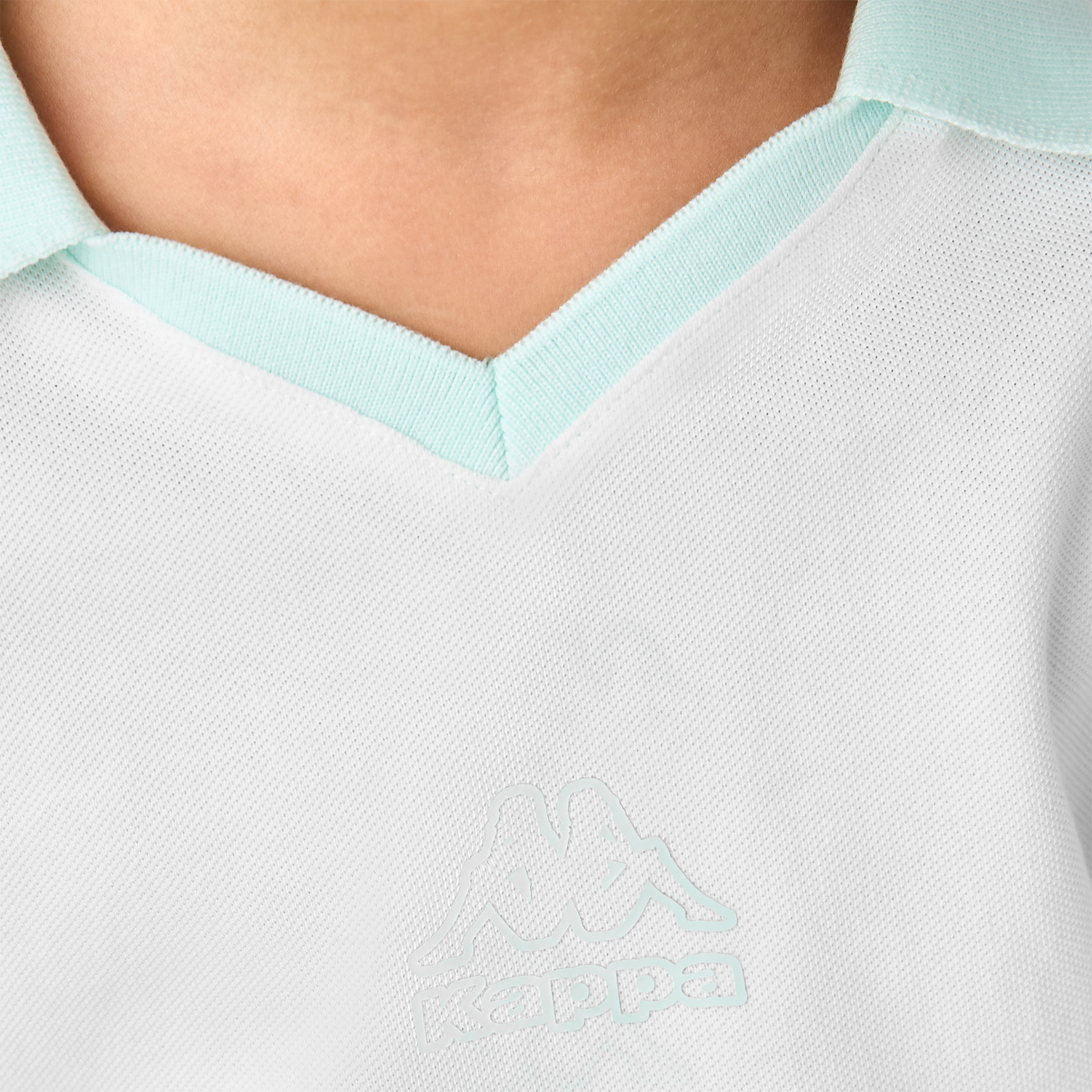 Kappa Collared Neck Short Sleeve T-shirt and Skirt Set with Elasticated Waistband-girls-clothing-sportswear-sets-image-6