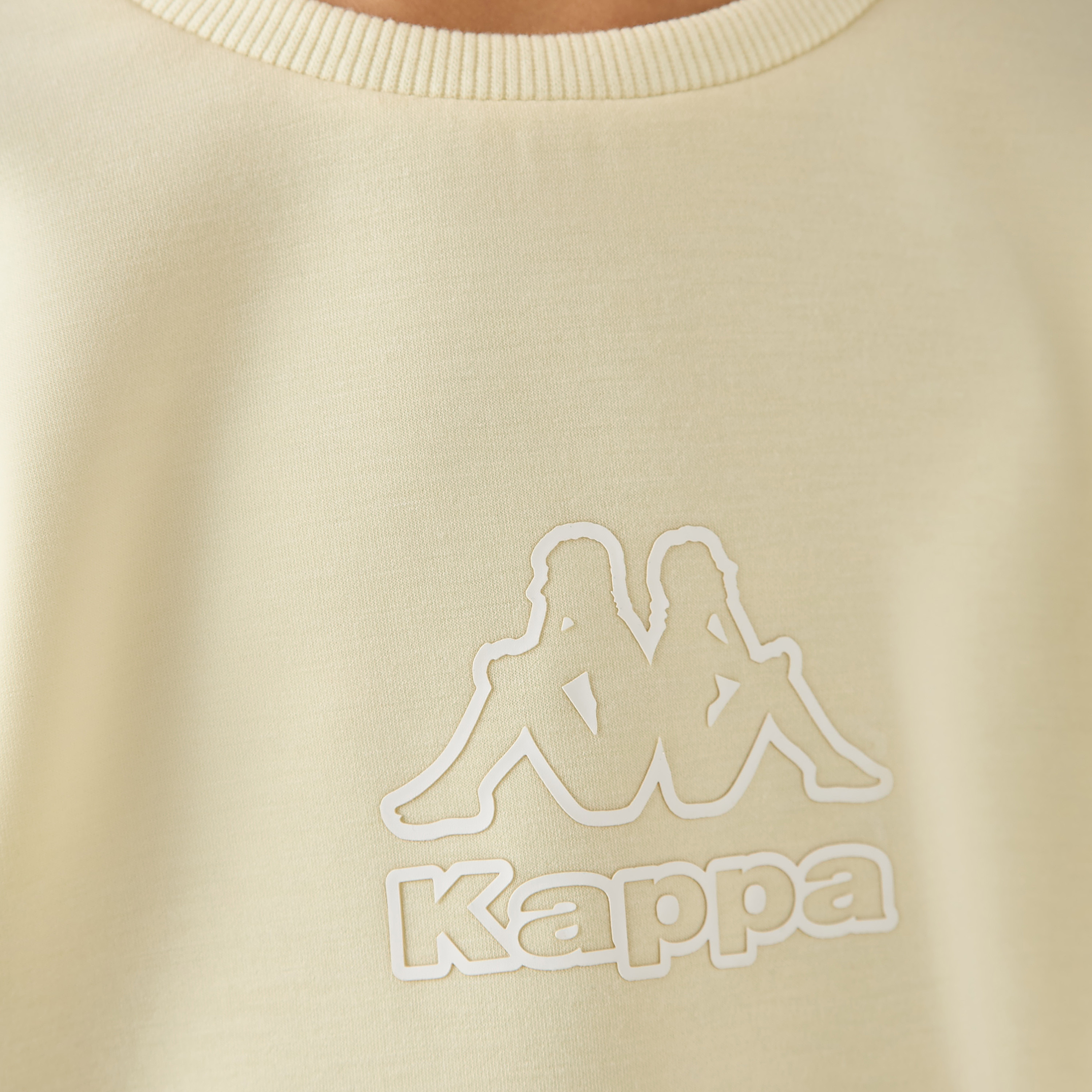Kappa Crew Neck Long Sleeves Sweatshirt and Pants Set with Bow Accent-girls-clothing-setsandcoords-image-6