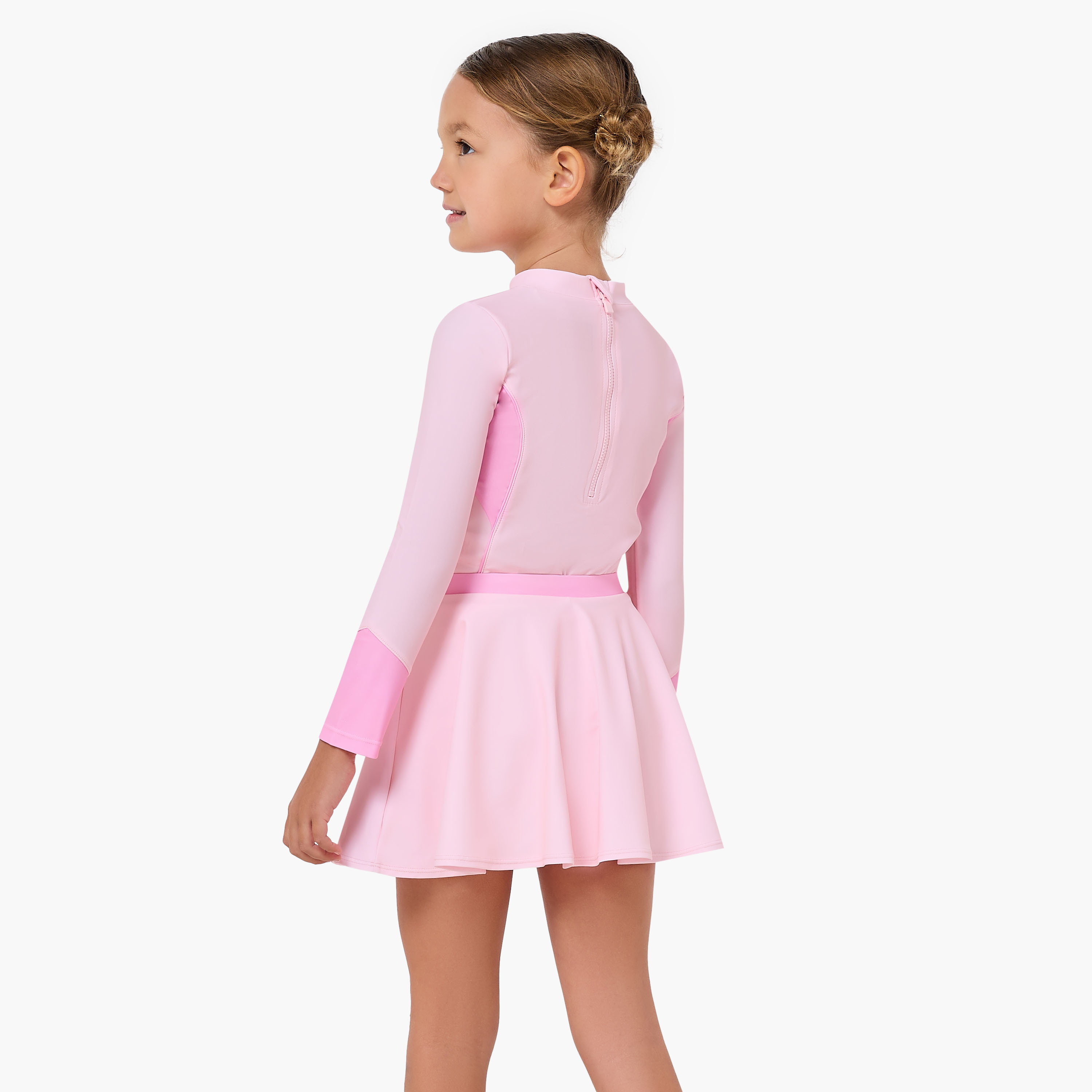 Kappa High Neck Long Sleeves Swim Set with Logo Print-girls-clothing-swimwear-image-4