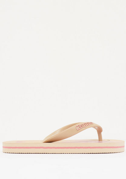 Kappa Girl's Printed Slip On Thong Slippers-Girl%27s Flip Flops & Beach Slippers-image-0