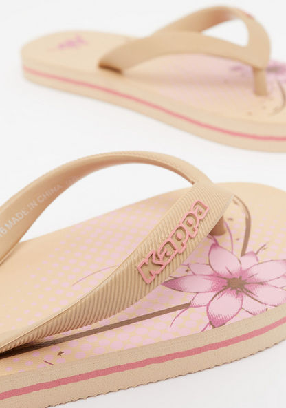 Kappa Girl's Printed Slip On Thong Slippers-Girl%27s Flip Flops & Beach Slippers-image-3