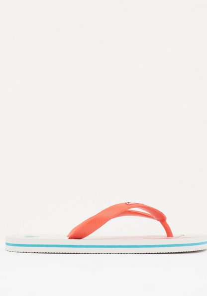 Kappa Girl's Printed Slip On Thong Slippers-Girl%27s Flip Flops & Beach Slippers-image-0