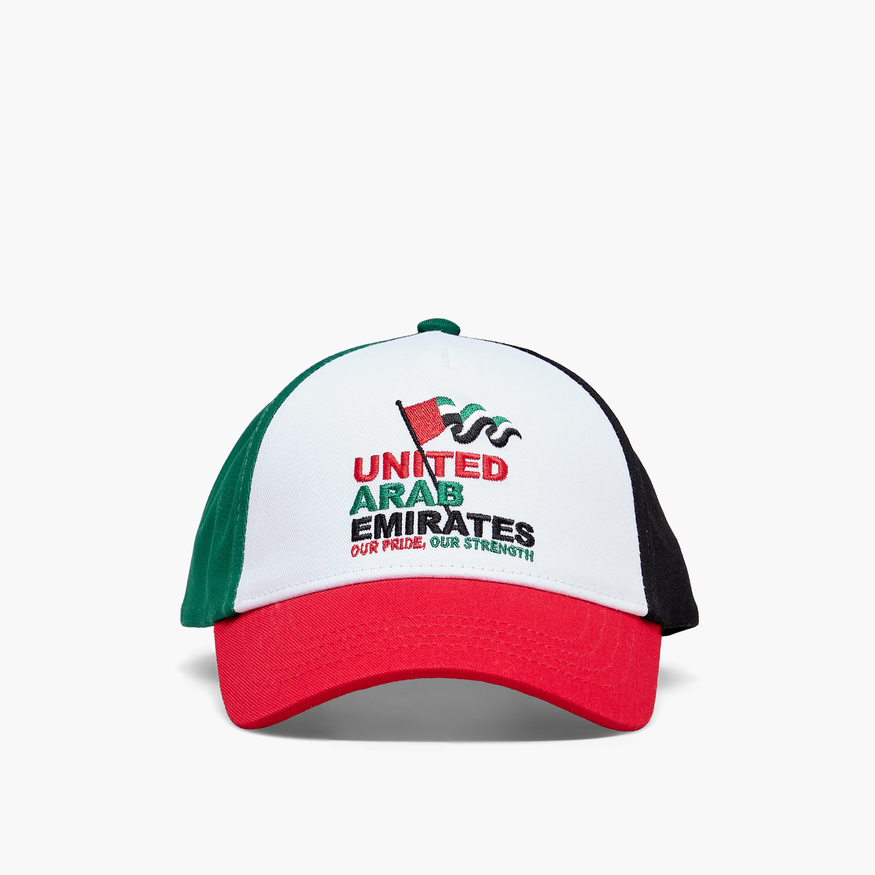 Juniors Cap with UAE National Day Embroidery-baby-boys-accessories-caps-image-1