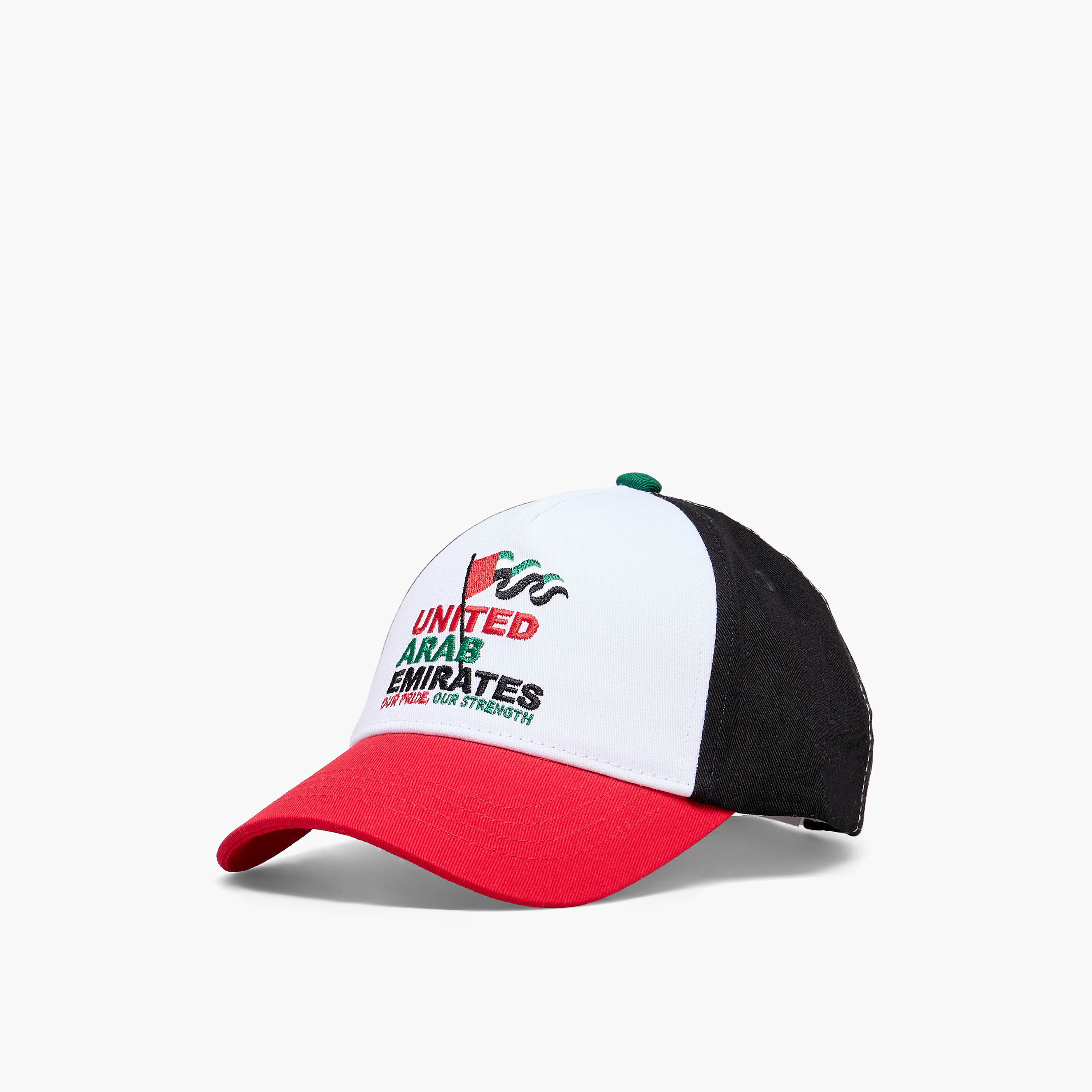 Juniors Cap with UAE National Day Embroidery-baby-boys-accessories-caps-image-2
