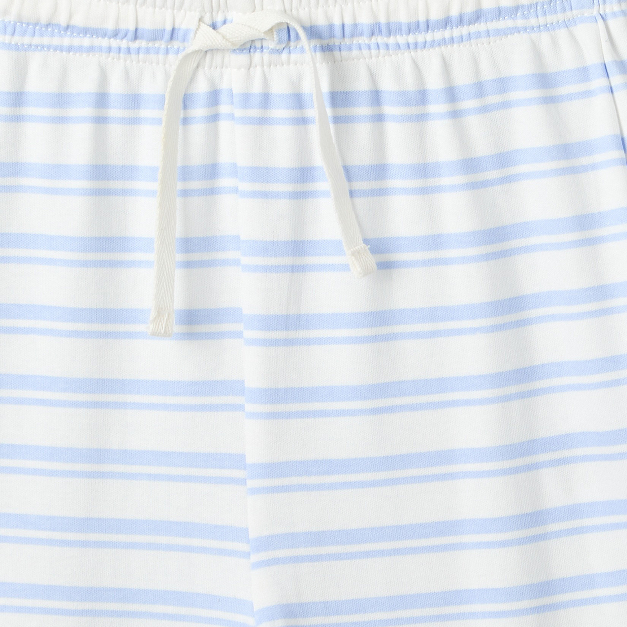 Juniors Cotton Crew Neck Long Sleeve Pyjama Set with Nautical Print-boys-clothing-nightwear-image-6