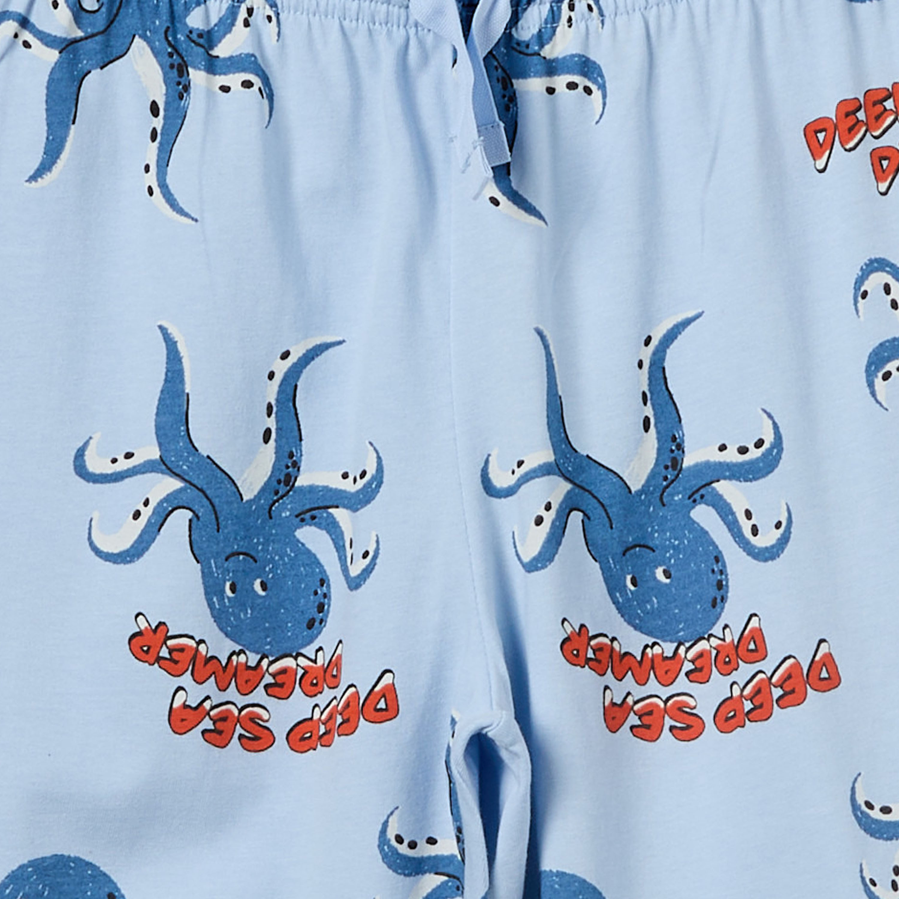 طقم بيجاما قطن بياقة ضيقة وأكمام قصيرة وطبعات من جونيورز-boys-clothing-nightwear-image-6