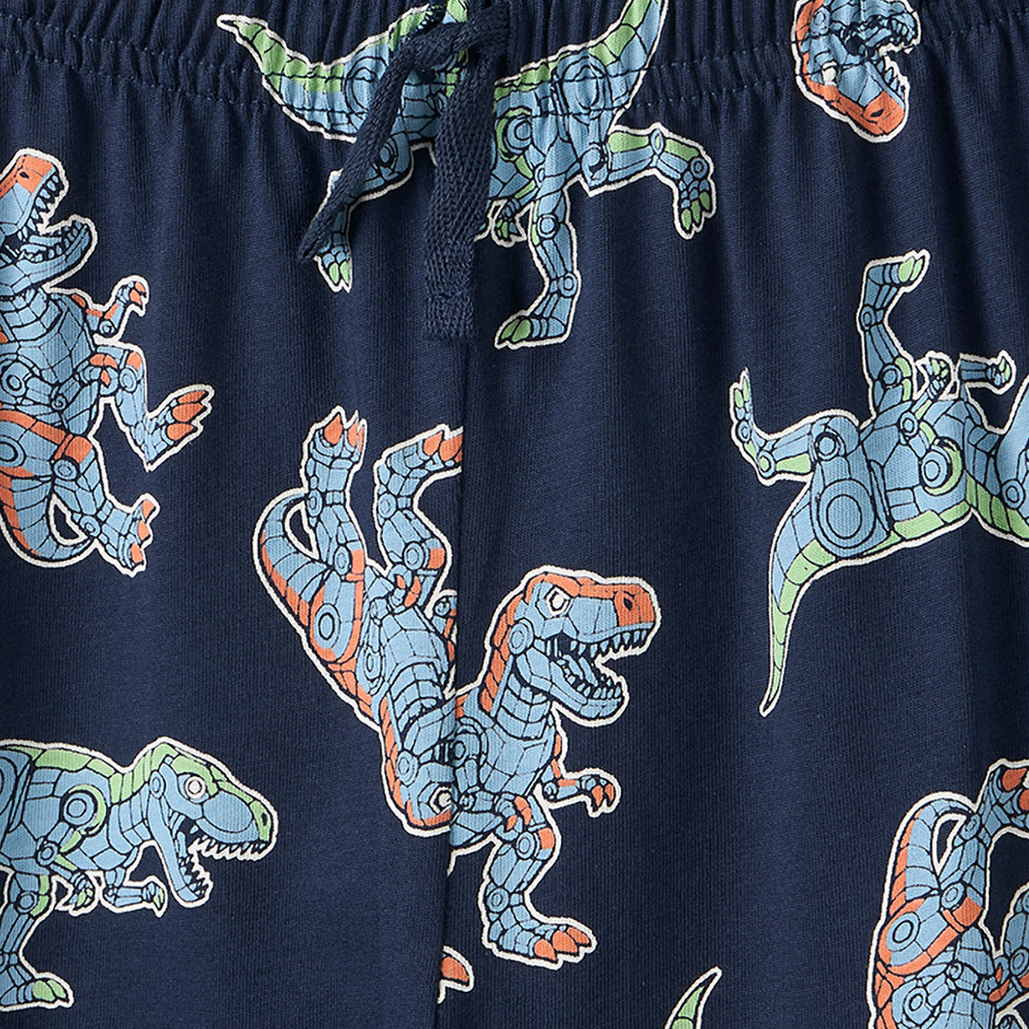 طقم بيجاما قطن بياقة ضيقة وأكمام قصيرة وطبعات من جونيورز-boys-clothing-nightwear-image-6