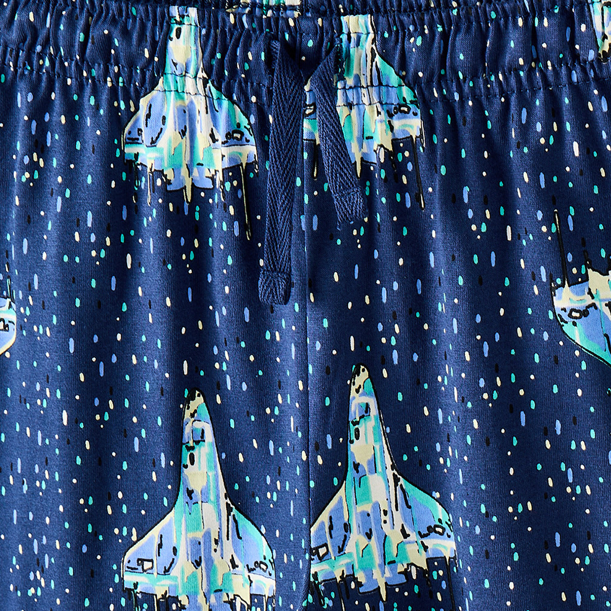 طقم بيجاما قطن بياقة ضيقة وأكمام طويلة وطبعات من جونيورز-boys-clothing-nightwear-image-7