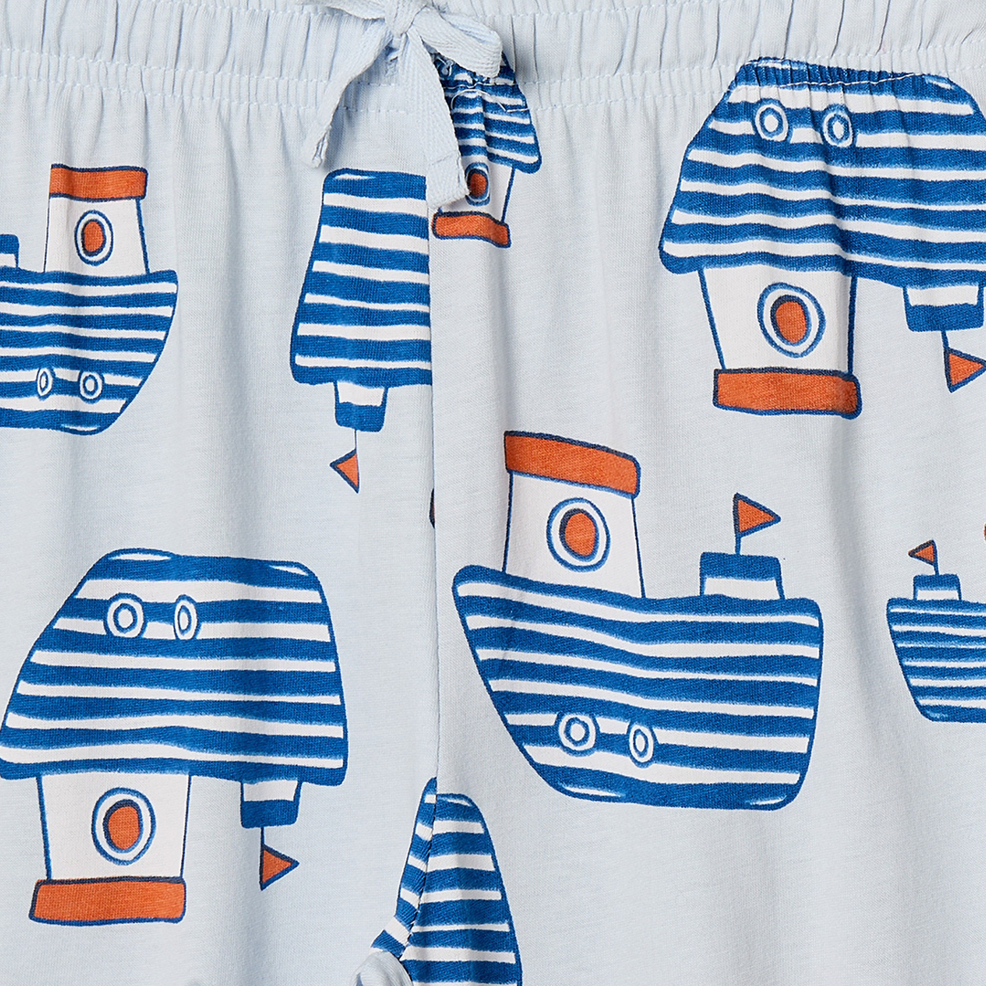 طقم بيجاما قطن بياقة ضيقة وأكمام قصيرة وطبعات من جونيورز-boys-clothing-nightwear-image-8
