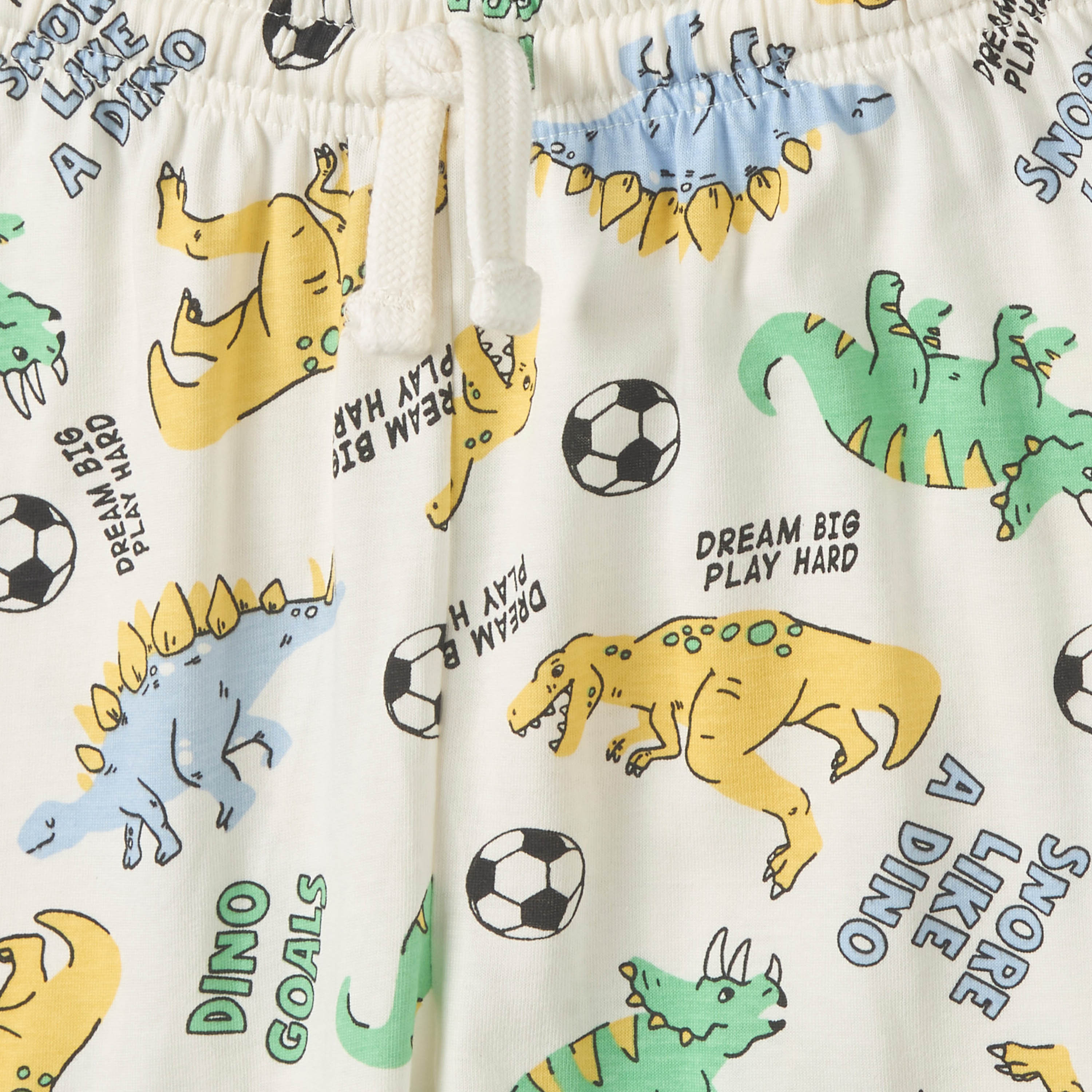 طقم بيجاما قطن بطبعات ديناصور وياقة ضيقة وأكمام طويلة من جونيورز-boys-clothing-nightwear-image-7