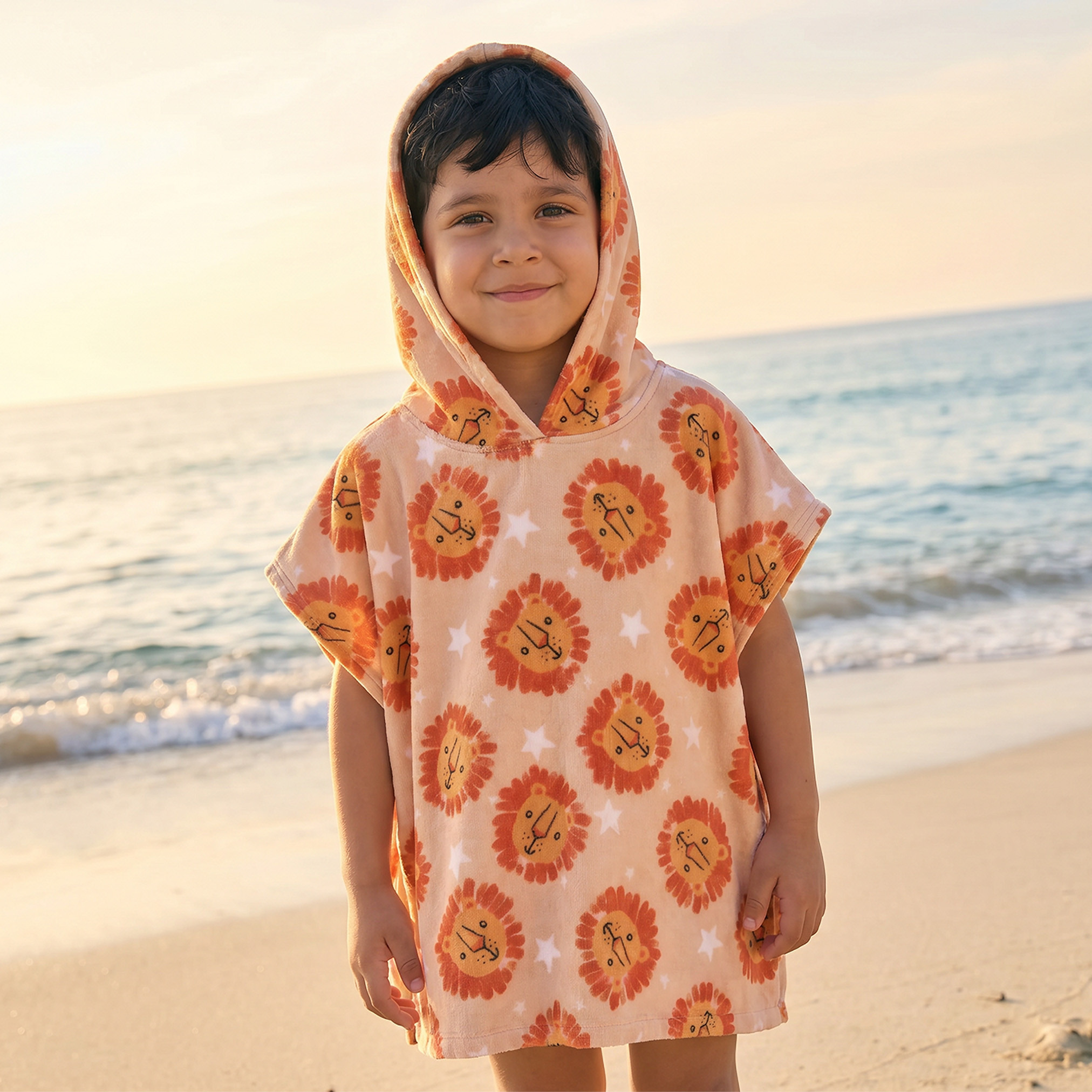 روب حمام قطن بأكمام قصيرة وقبعة وطبعات من جونيورز-boys-clothing-nightwear-image-5