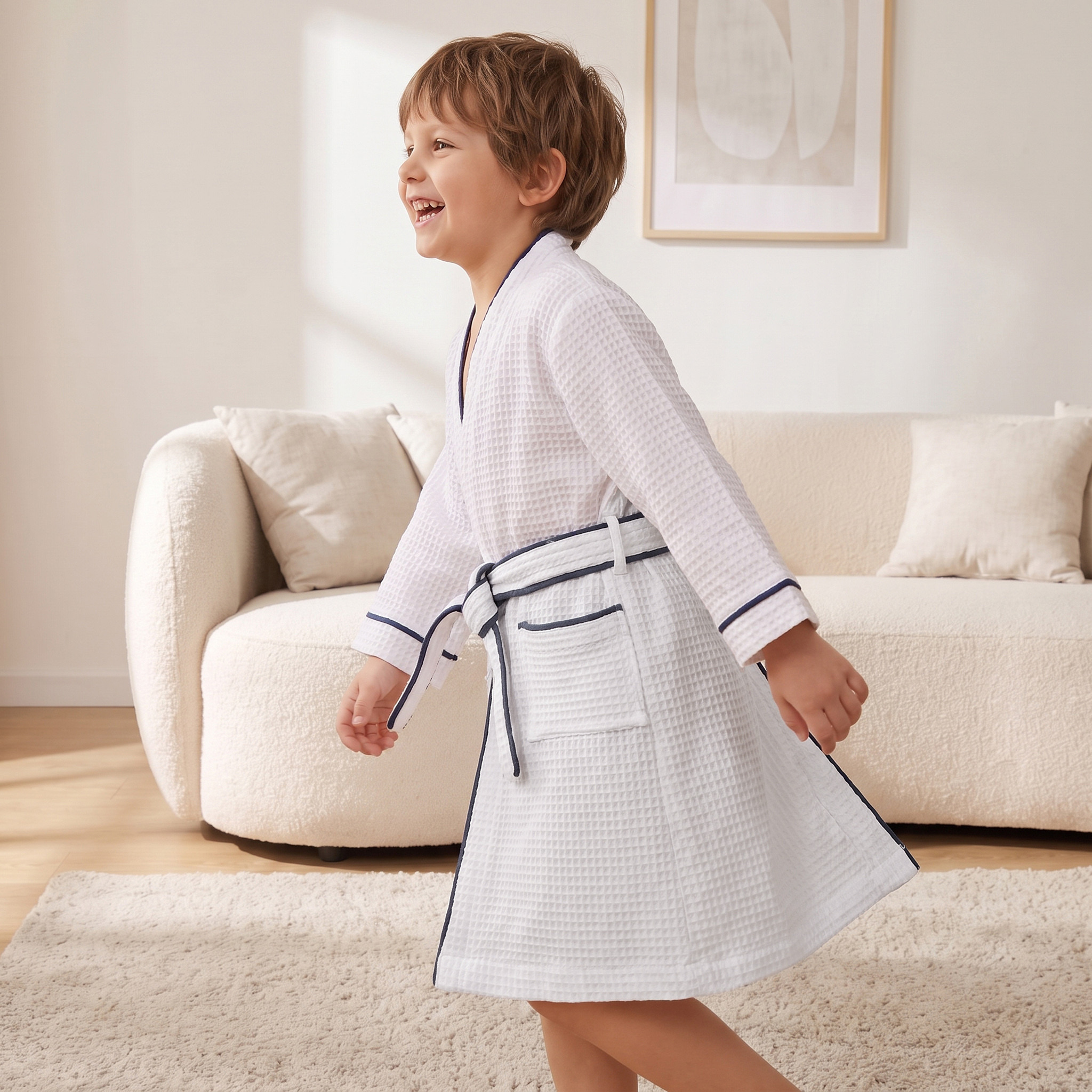 روب استحمام تيري بحزام من جونيورز-boys-clothing-nightwear-image-1