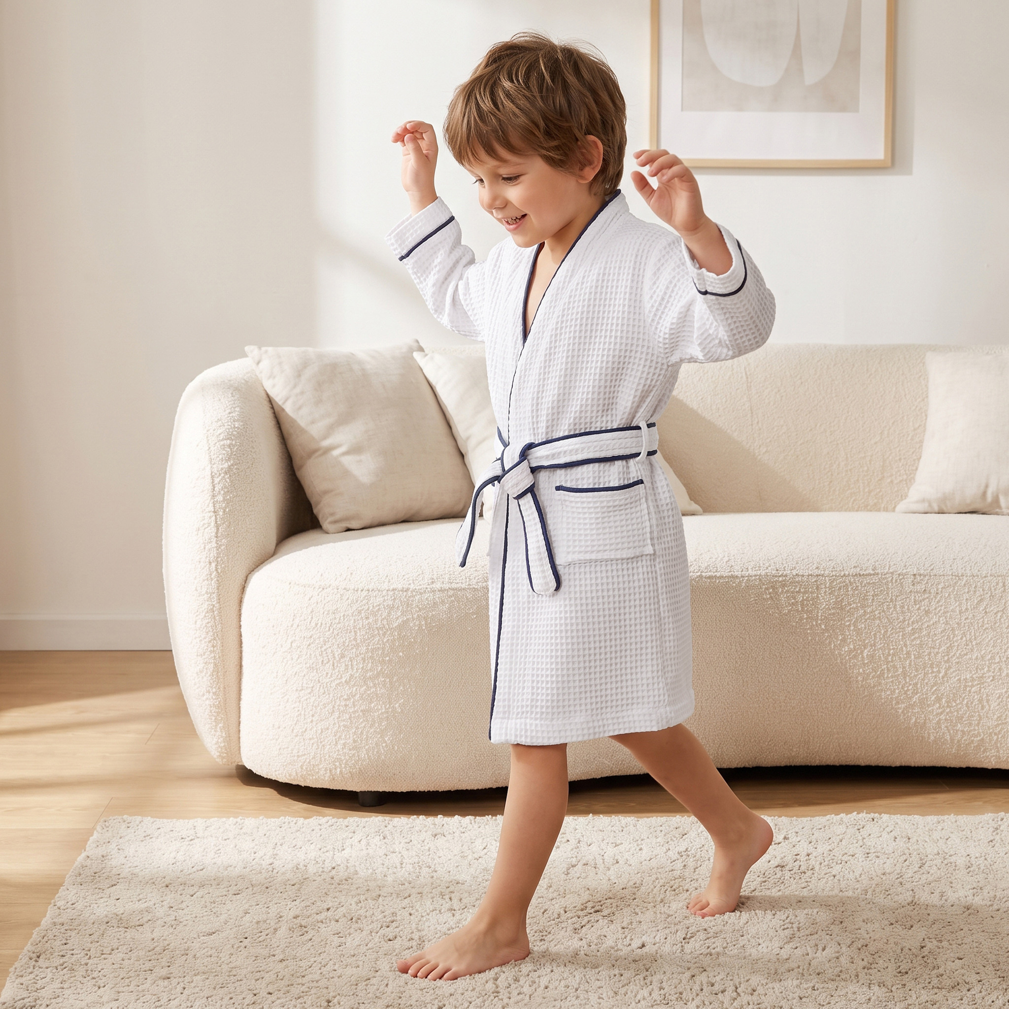 روب استحمام تيري بحزام من جونيورز-boys-clothing-nightwear-image-2