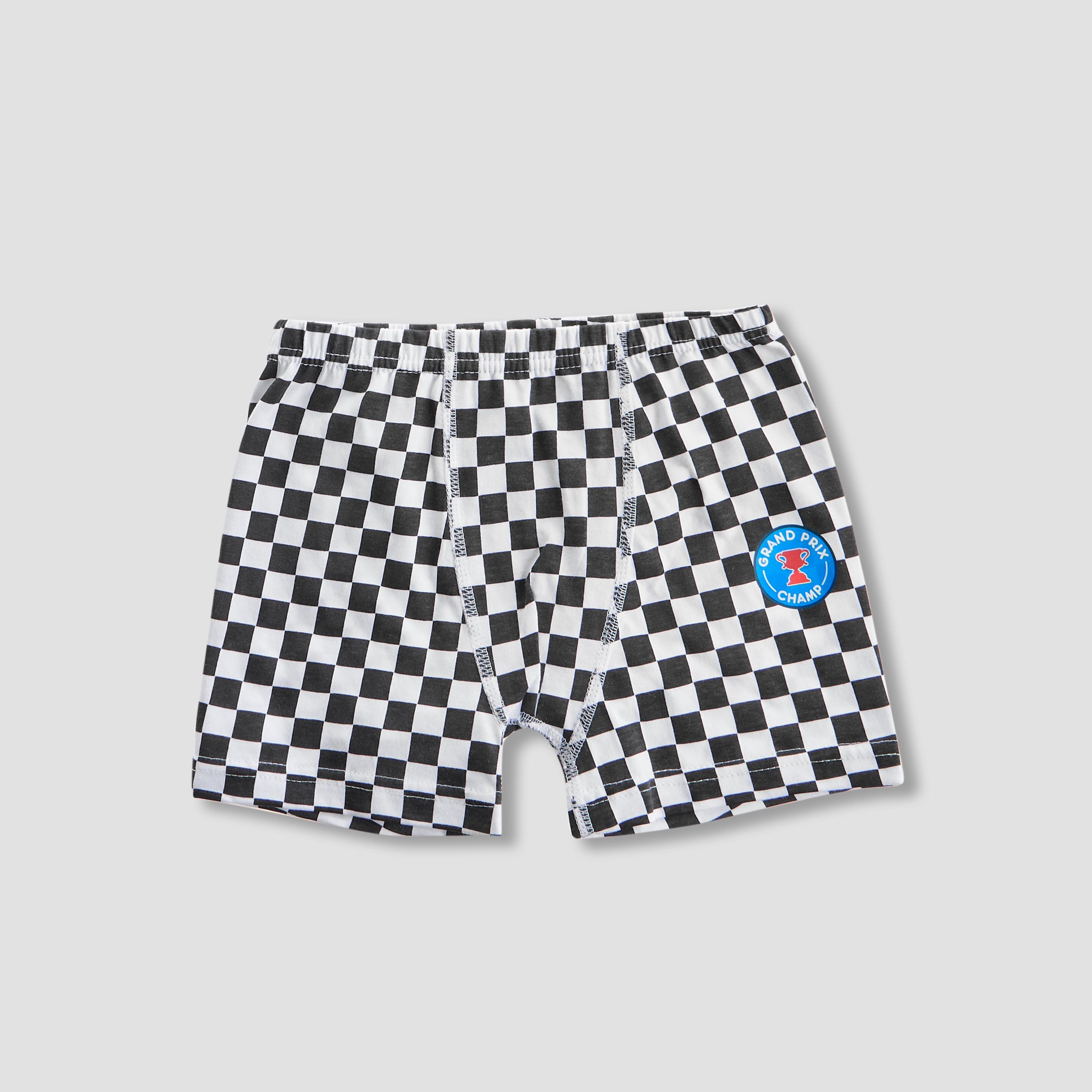 Pack of 5 Juniors Cotton Boxers with Car Print-boys-clothing-innerwear-boxersandbriefs-image-6