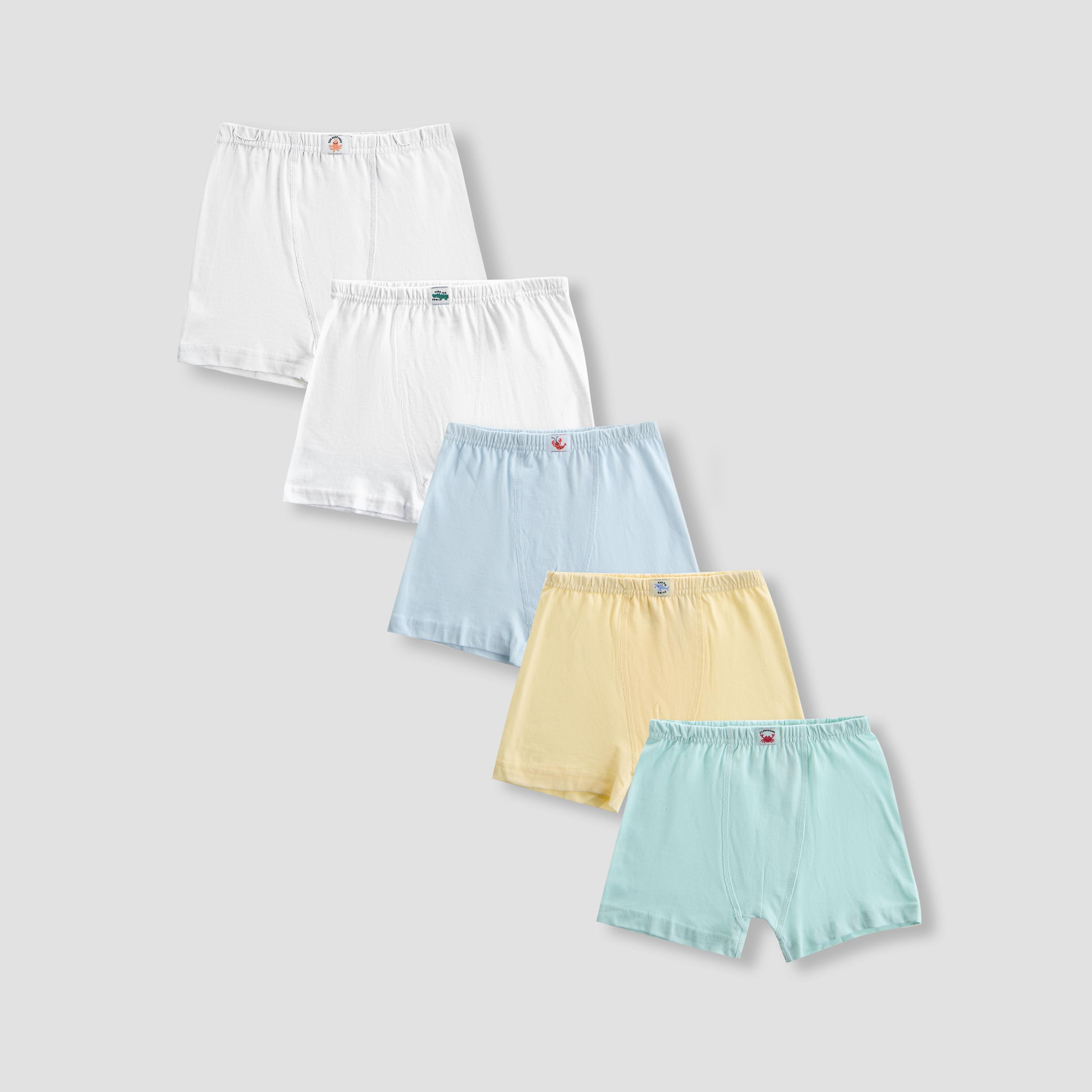 Pack of 5 Juniors Cotton Boxers with Waistband Print-baby-boys-clothing-innerwear-image-1