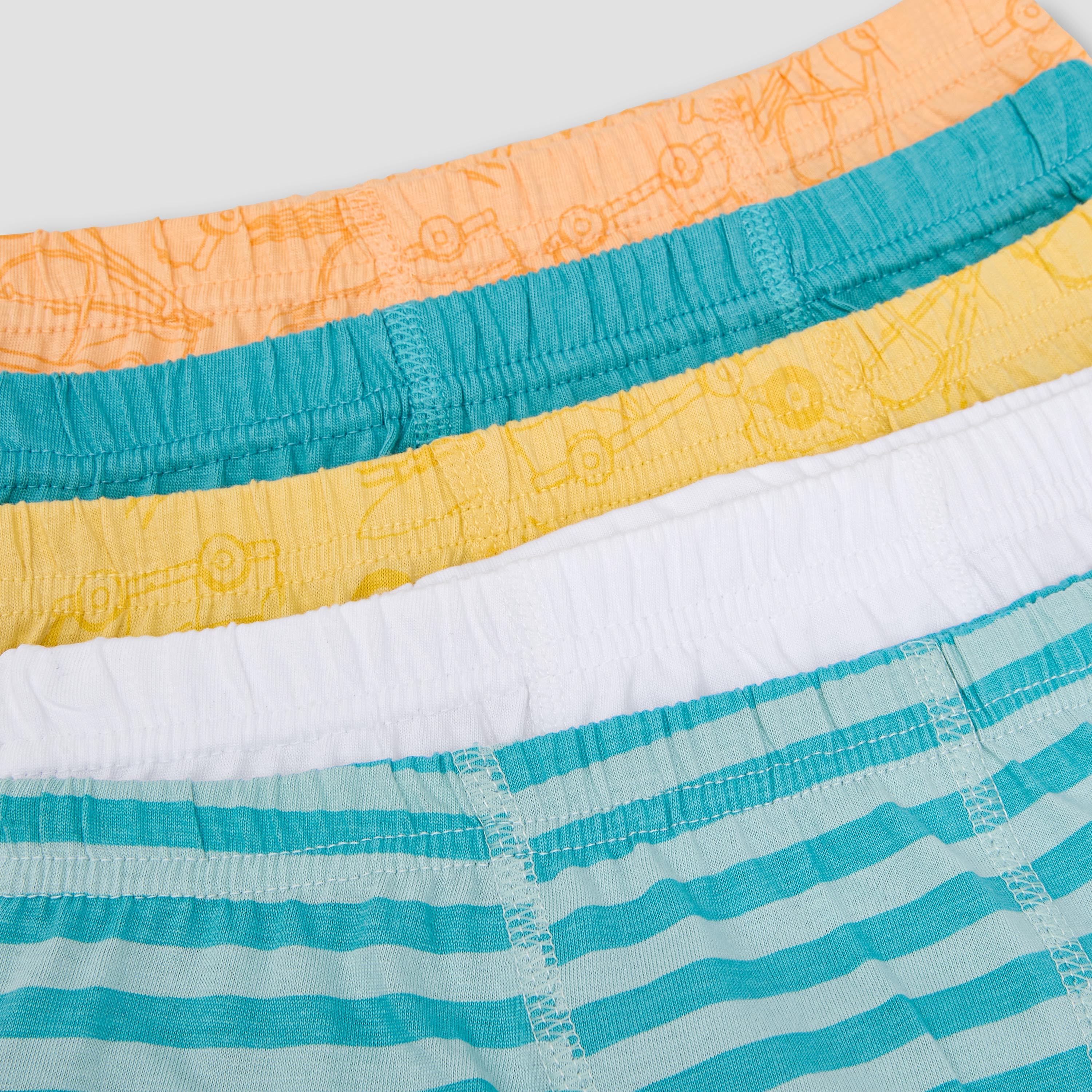 Pack of 5 Juniors Cotton Boxers with Print-boys-clothing-innerwear-boxersandbriefs-image-7