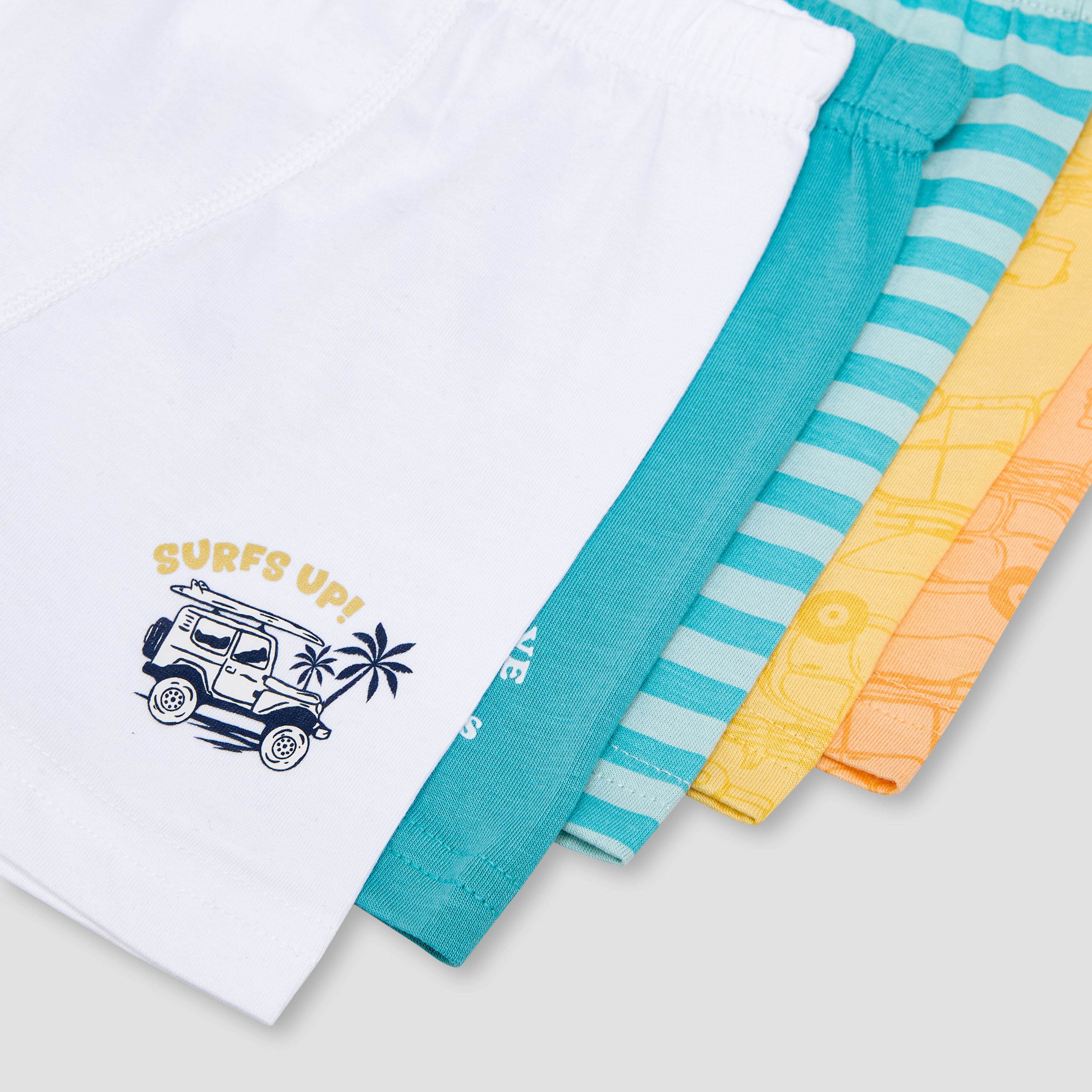 Pack of 5 Juniors Cotton Boxers with Print-boys-clothing-innerwear-boxersandbriefs-image-8