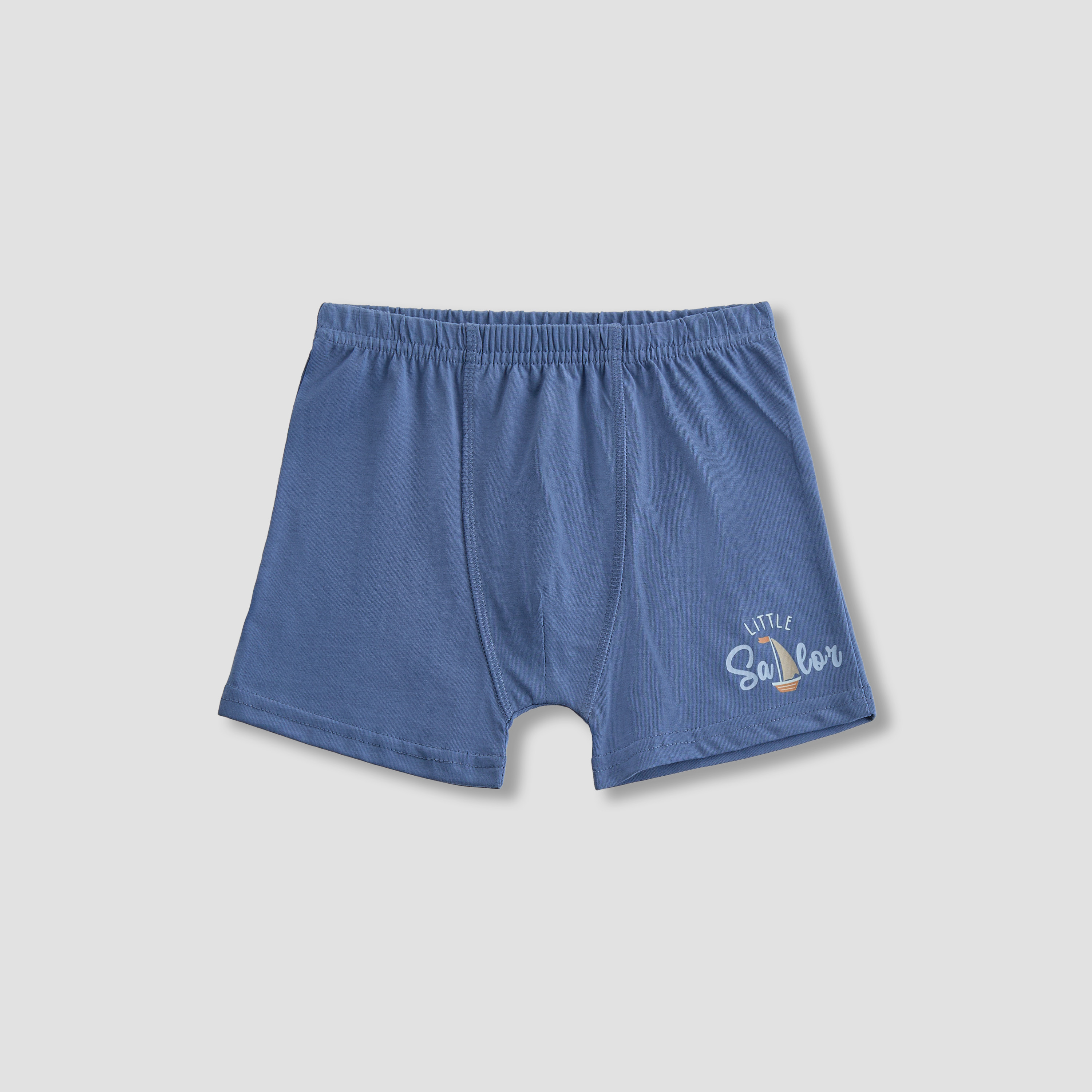 Pack of 5 Juniors Cotton Boxers with Nautical Print-boys-clothing-innerwear-boxersandbriefs-image-4