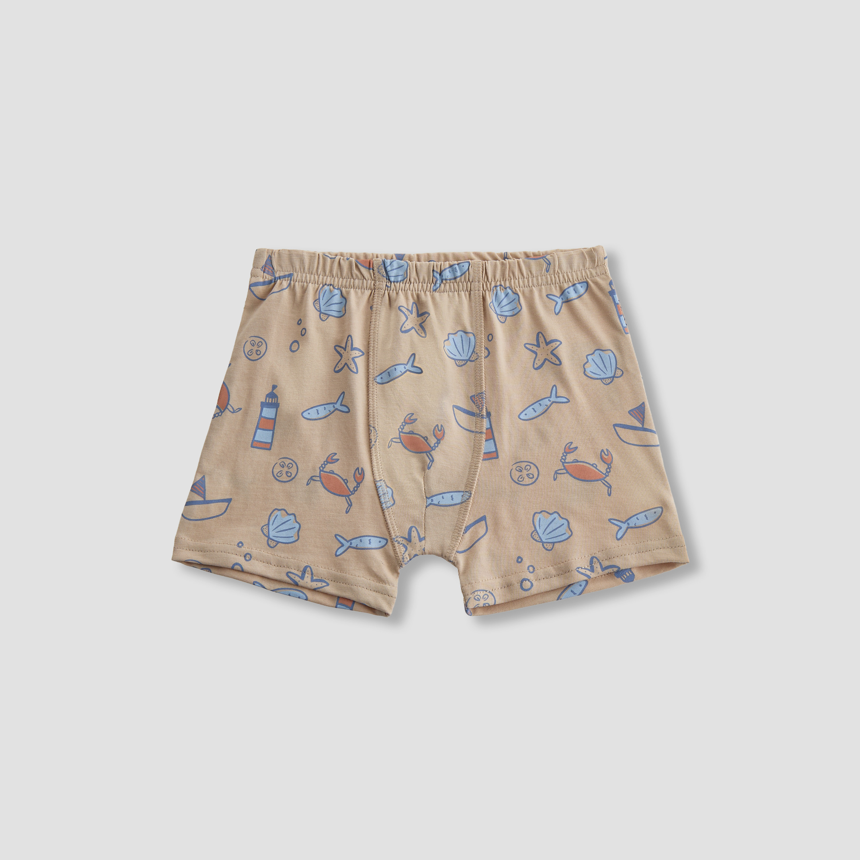 Pack of 5 Juniors Cotton Boxers with Nautical Print-boys-clothing-innerwear-boxersandbriefs-image-5