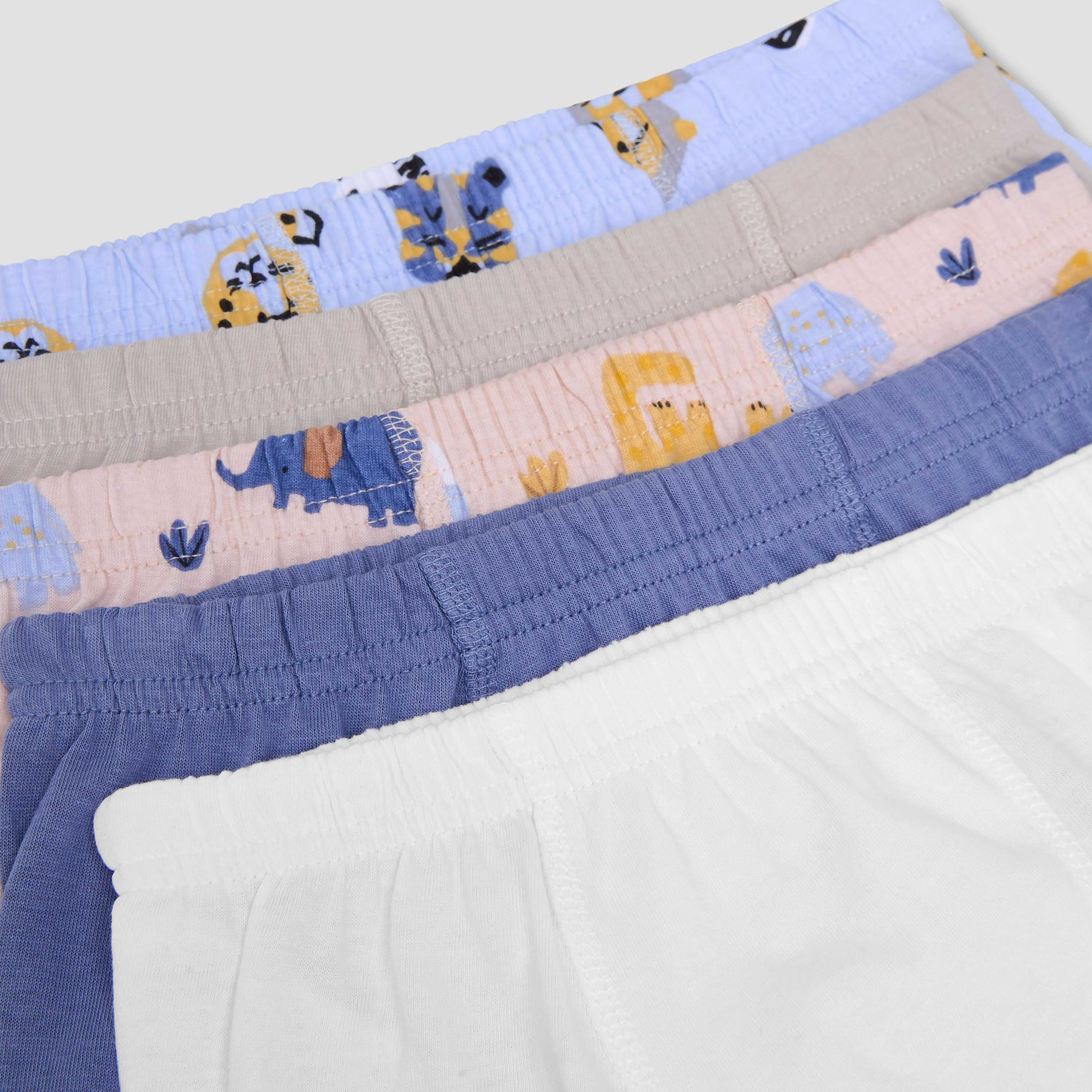 Pack of 5 Juniors Cotton Boxers with Print-boys-clothing-innerwear-boxersandbriefs-image-7