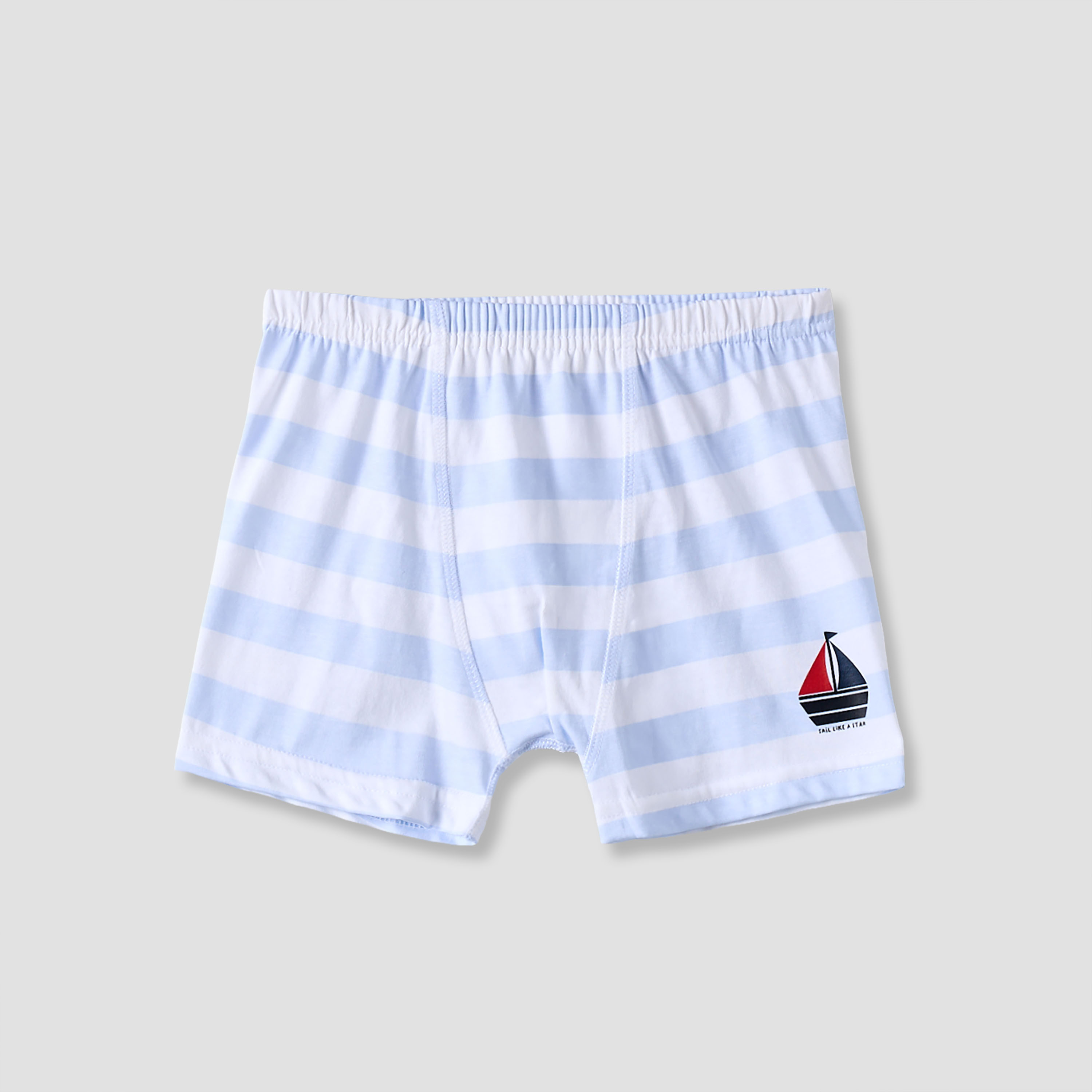 Pack of 5 Juniors Cotton Boxer Briefs with Nautical Print-boys-clothing-innerwear-boxersandbriefs-image-4