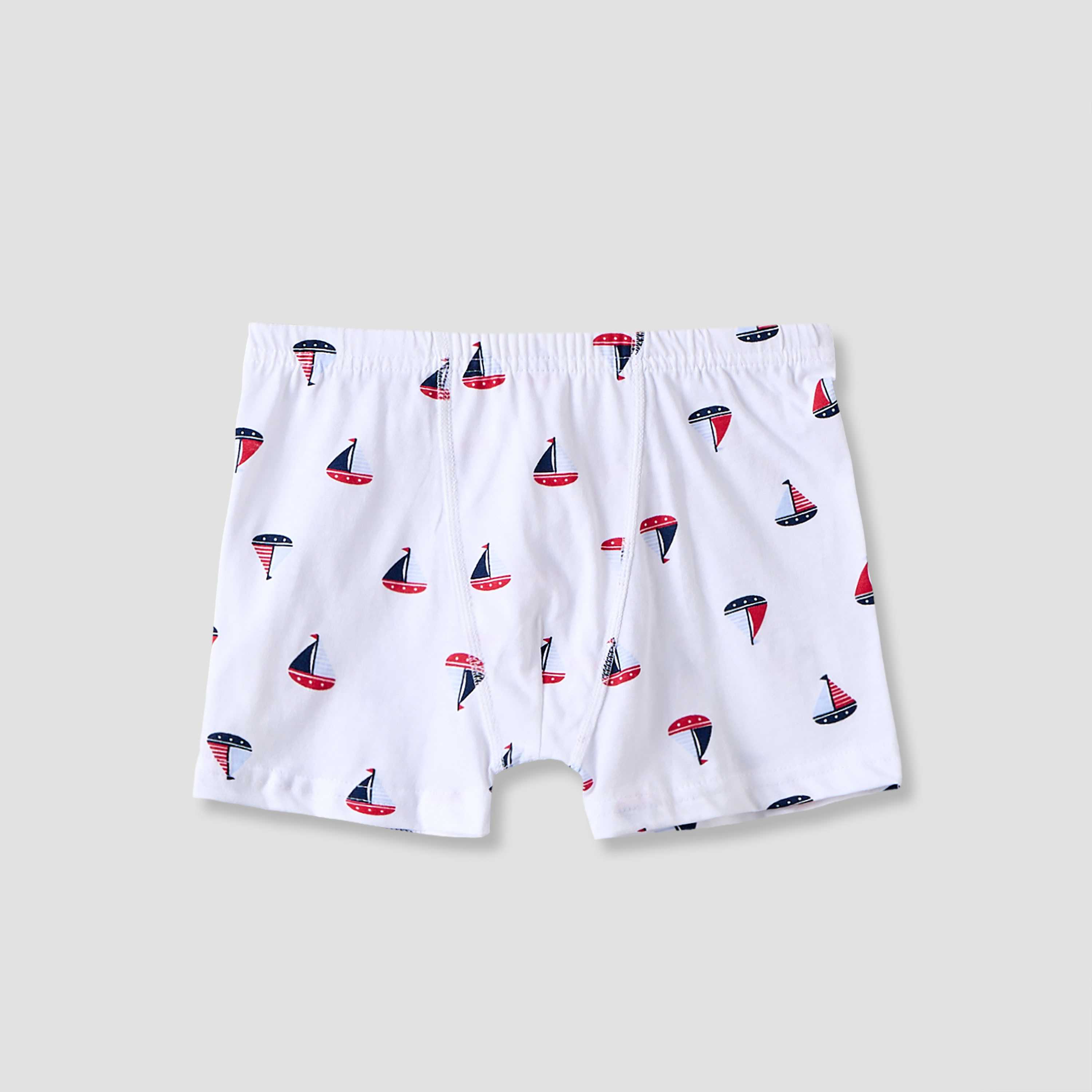 Pack of 5 Juniors Cotton Boxer Briefs with Nautical Print-boys-clothing-innerwear-boxersandbriefs-image-6