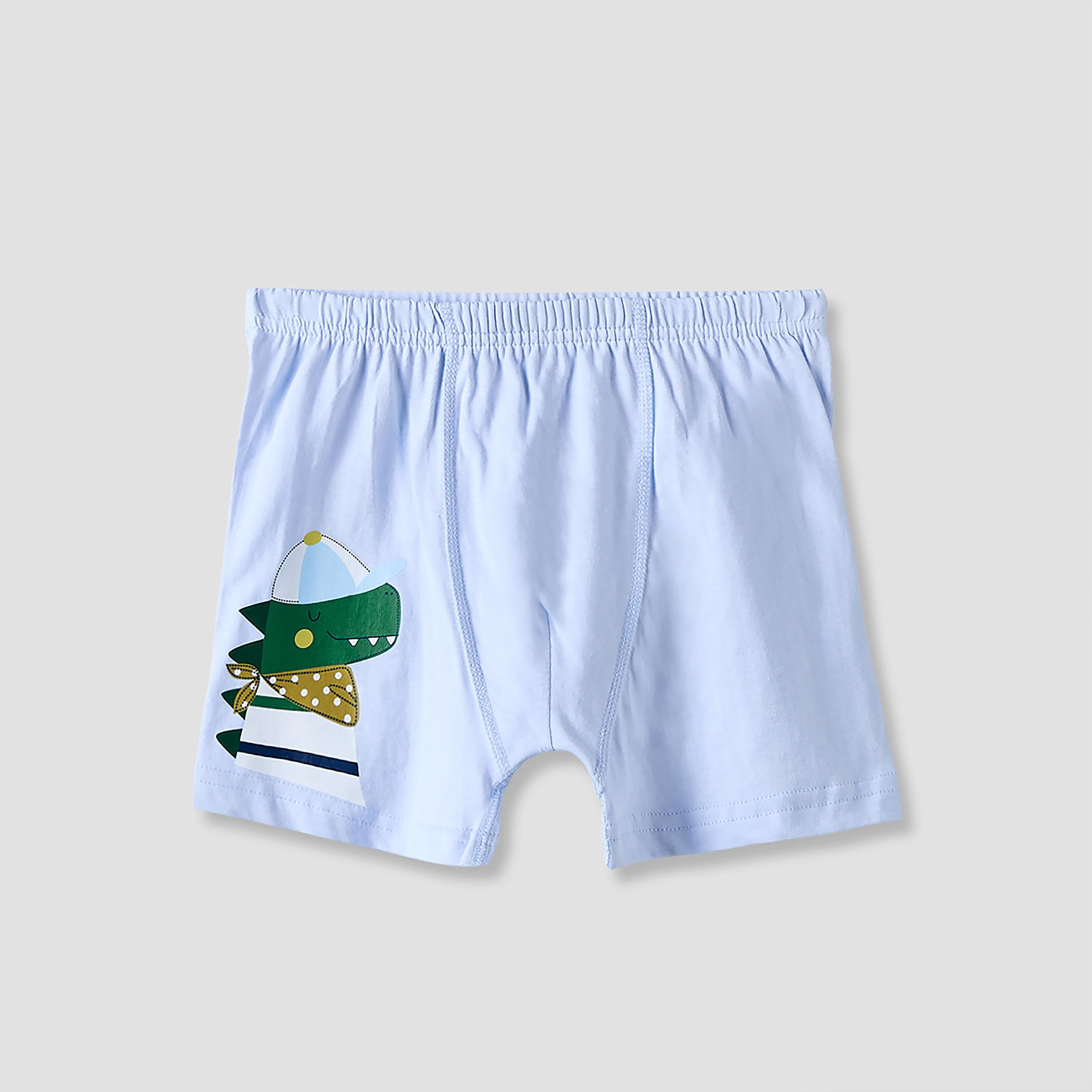 Pack of 5 Juniors Cotton Boxers with Dinosaur Print-baby-boys-clothing-innerwear-image-5
