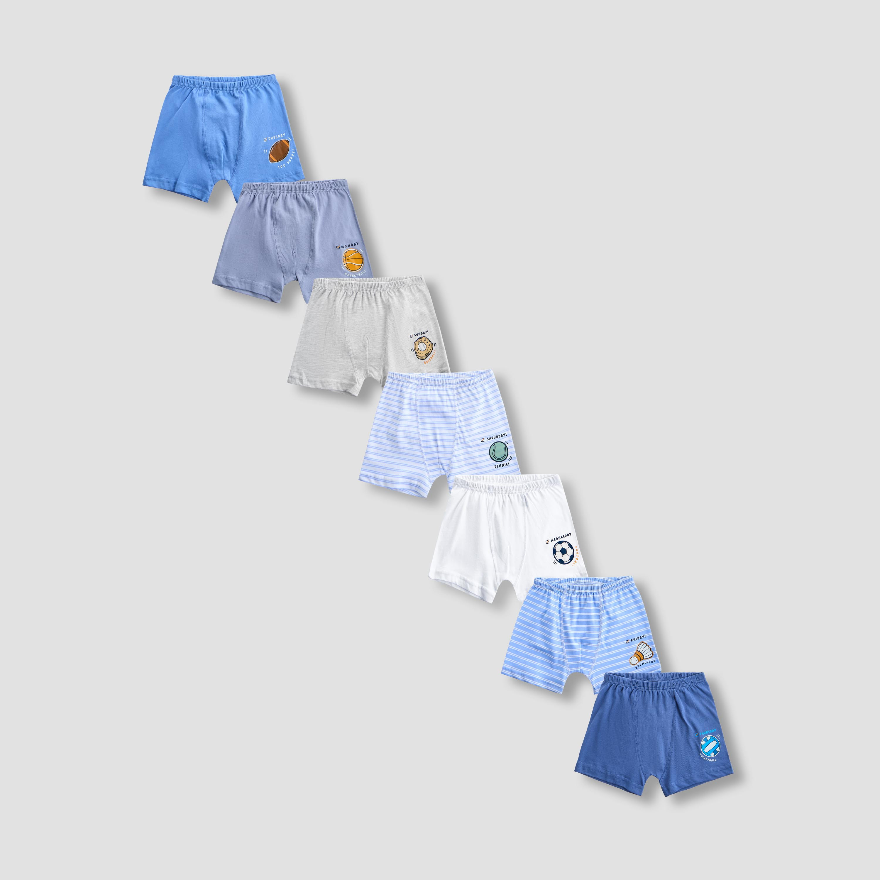 Pack of 7 Juniors Cotton Boxers with Print-boys-clothing-innerwear-boxersandbriefs-image-1