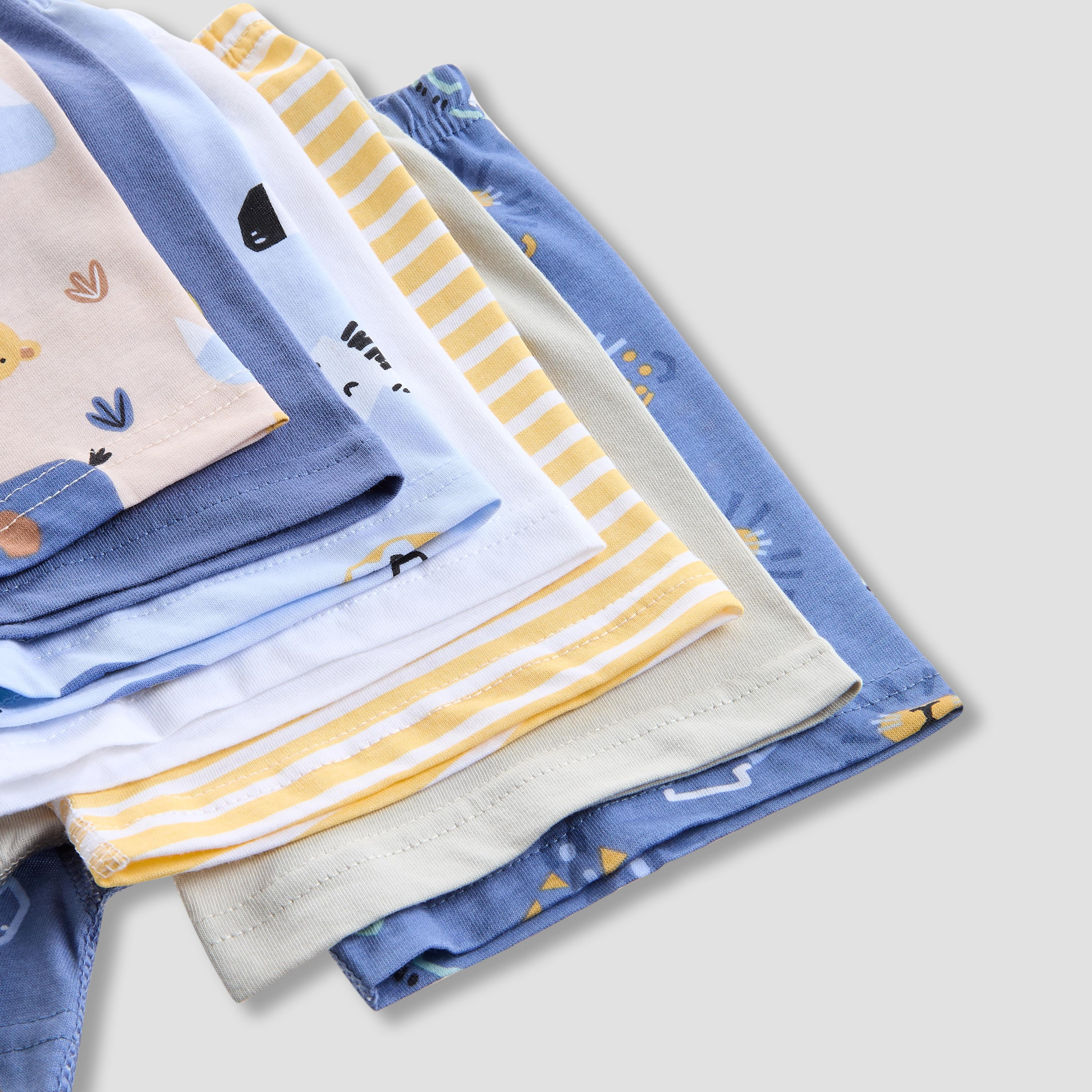 Pack of 7 Juniors Cotton Boxers with Print-boys-clothing-innerwear-boxersandbriefs-image-10