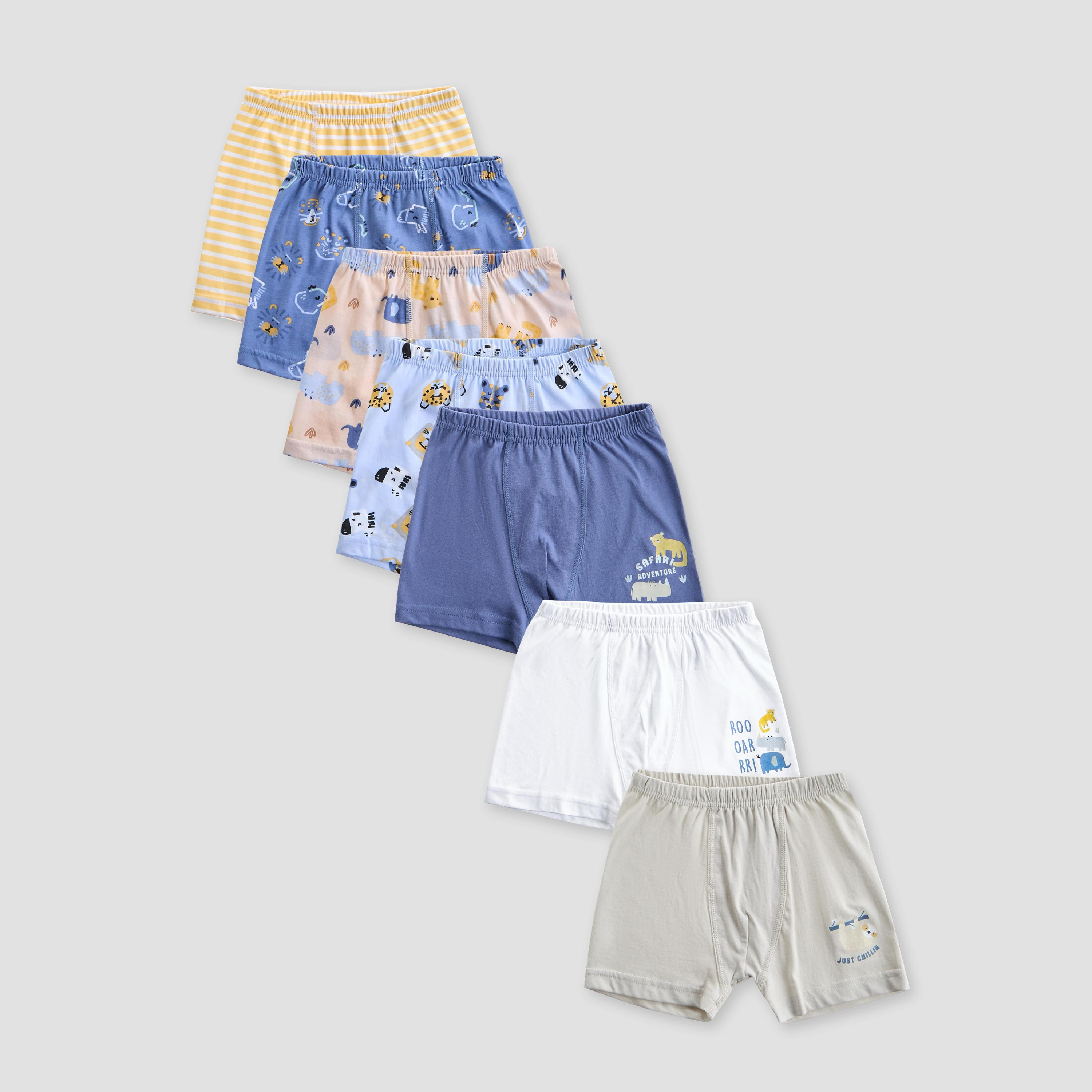 بوكسرات قطن بطبعات من جونيورز - عبوة 7 قطع-boys-clothing-innerwear-boxersandbriefs-image-10