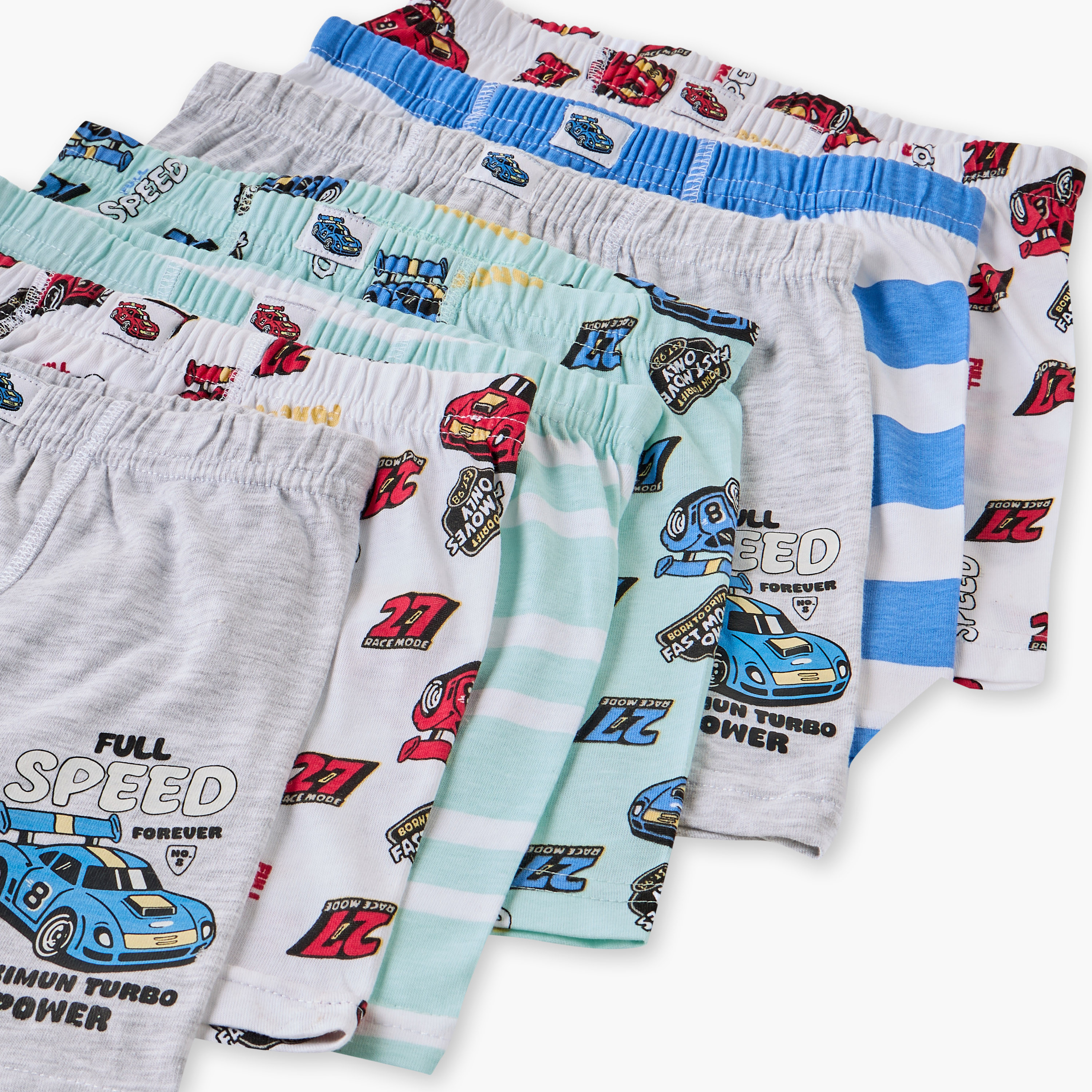 طقم من 7 - سروال بوكسر قطن بطبعات من جونيورز-baby-boys-clothing-innerwear-image-10