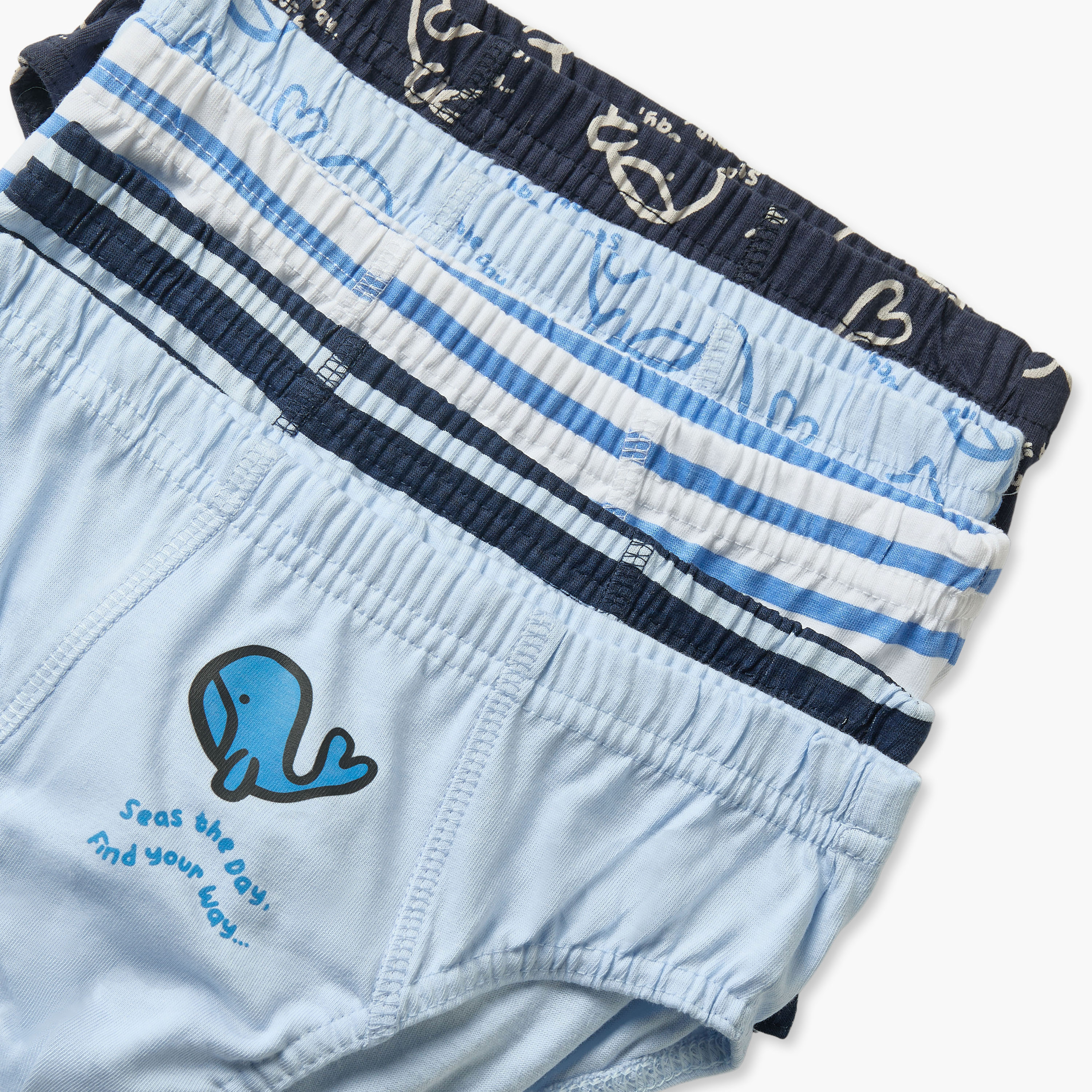 سراويل داخلية قطن بطبعات من جونيورز - طقم من 5 قطع-baby-boys-clothing-innerwear-image-7