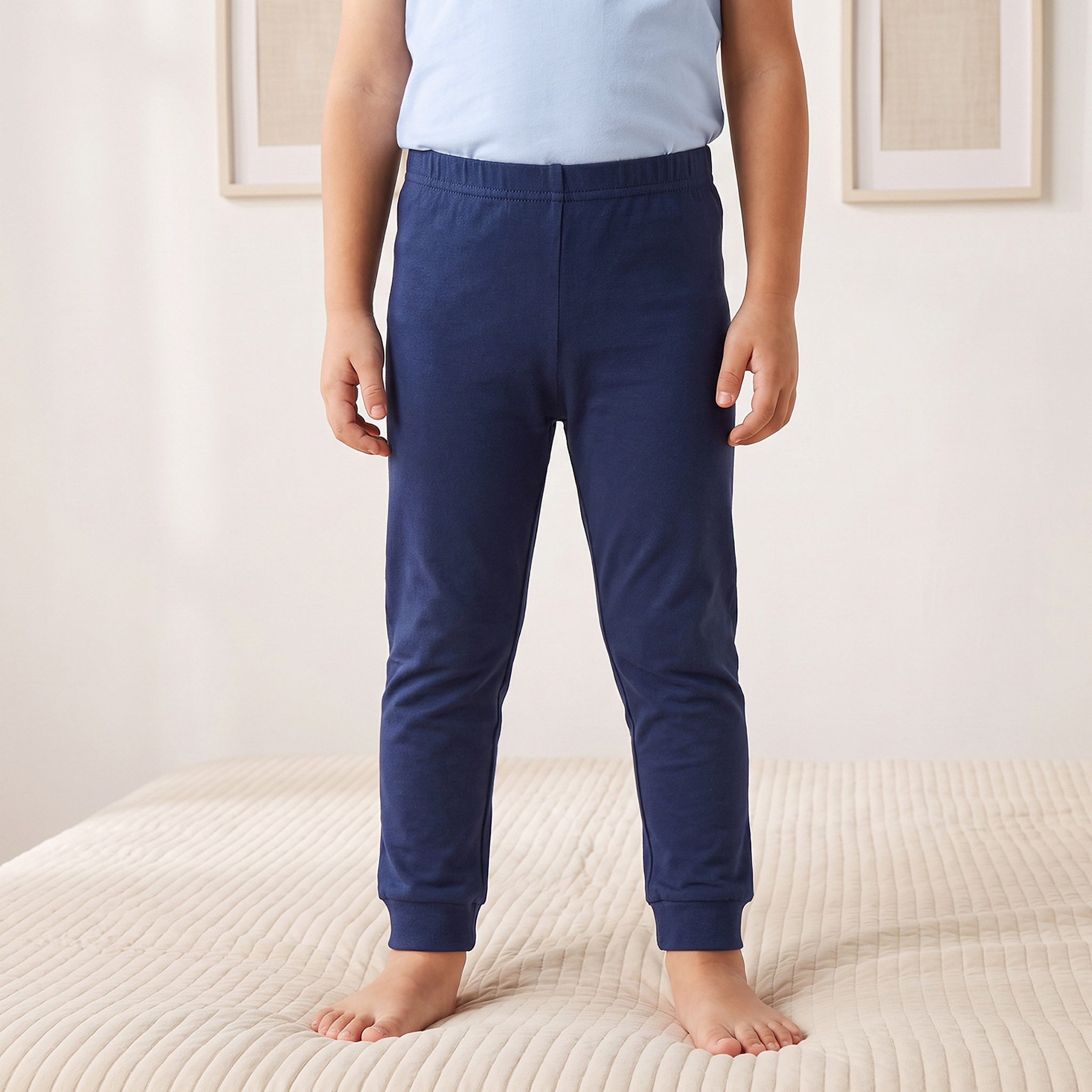 Pack of 3 Juniors Cotton Round Neck Vest with Whale Print-baby-boys-clothing-innerwear-image-7