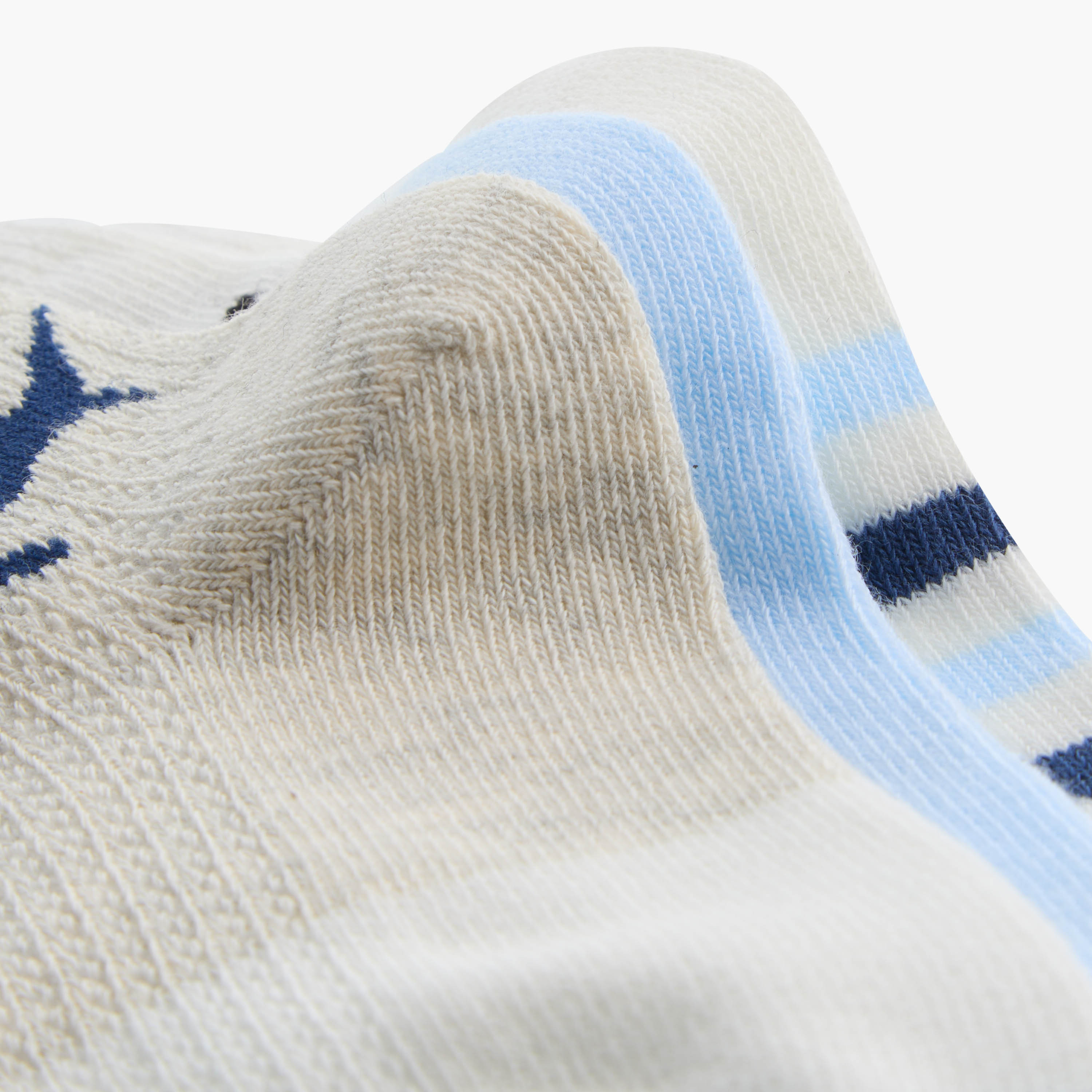 Pack of 3 Juniors Baby Boys Socks Ankle Length with Nautical Print-boys-accessories-socks-image-4