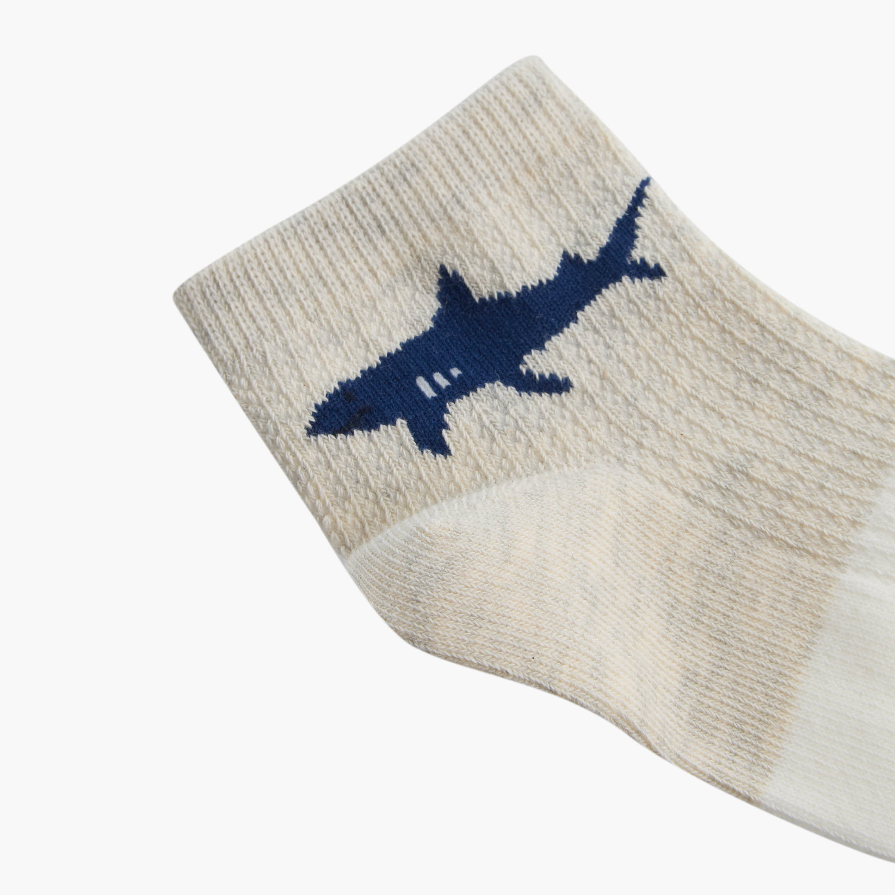 Pack of 3 Juniors Baby Boys Socks Ankle Length with Nautical Print-boys-accessories-socks-image-5